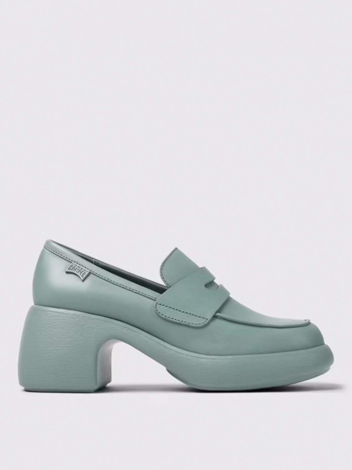 Shop Camper Loafers Woman Color Green
