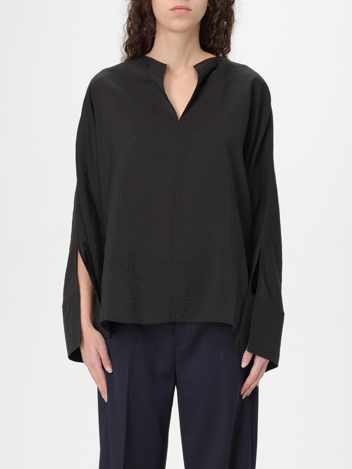 Dondup Top Woman Color Black In Black