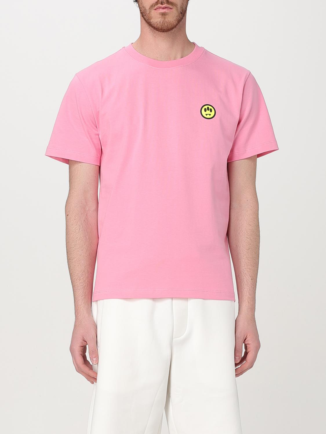 Barrow T-shirt Unisex Con Motivo Volto In Pink