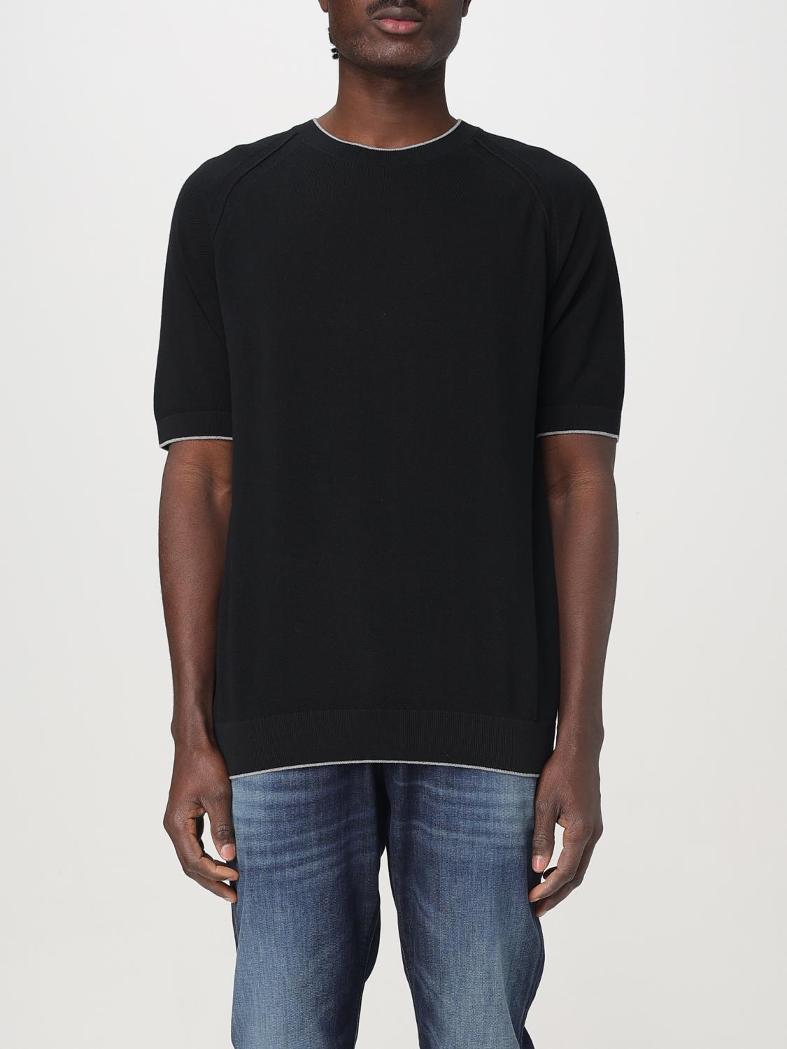 Shop Paolo Pecora T-shirt Men Color Black