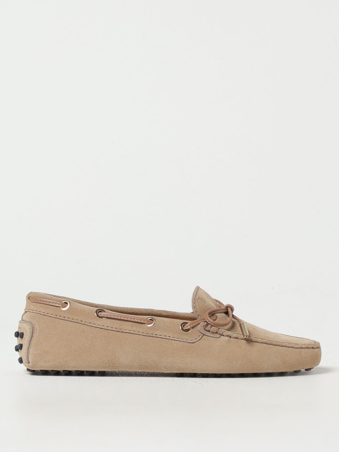 Tod's Loafers Woman Color Beige In Beige