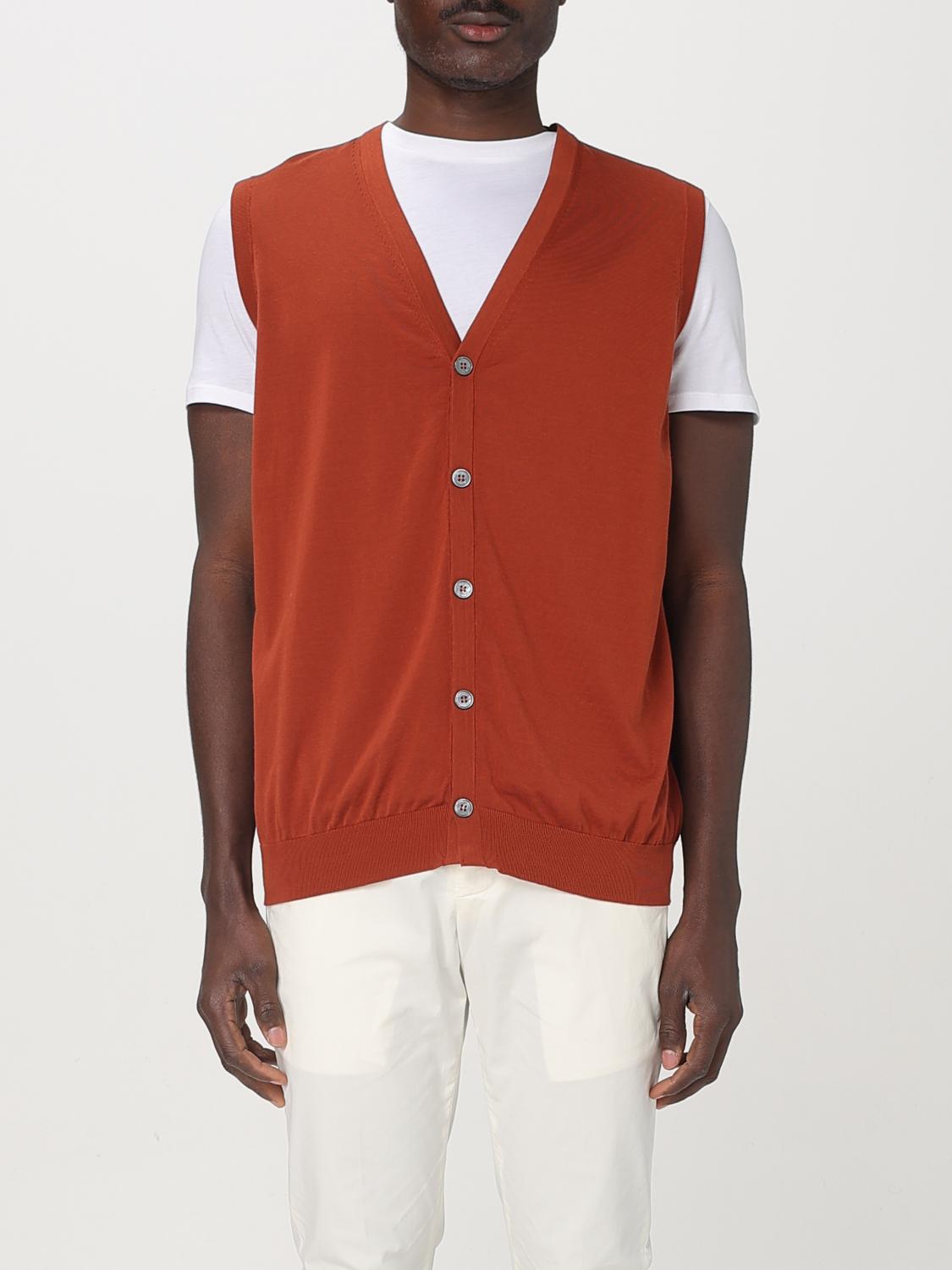 Drumohr Vest In Rust