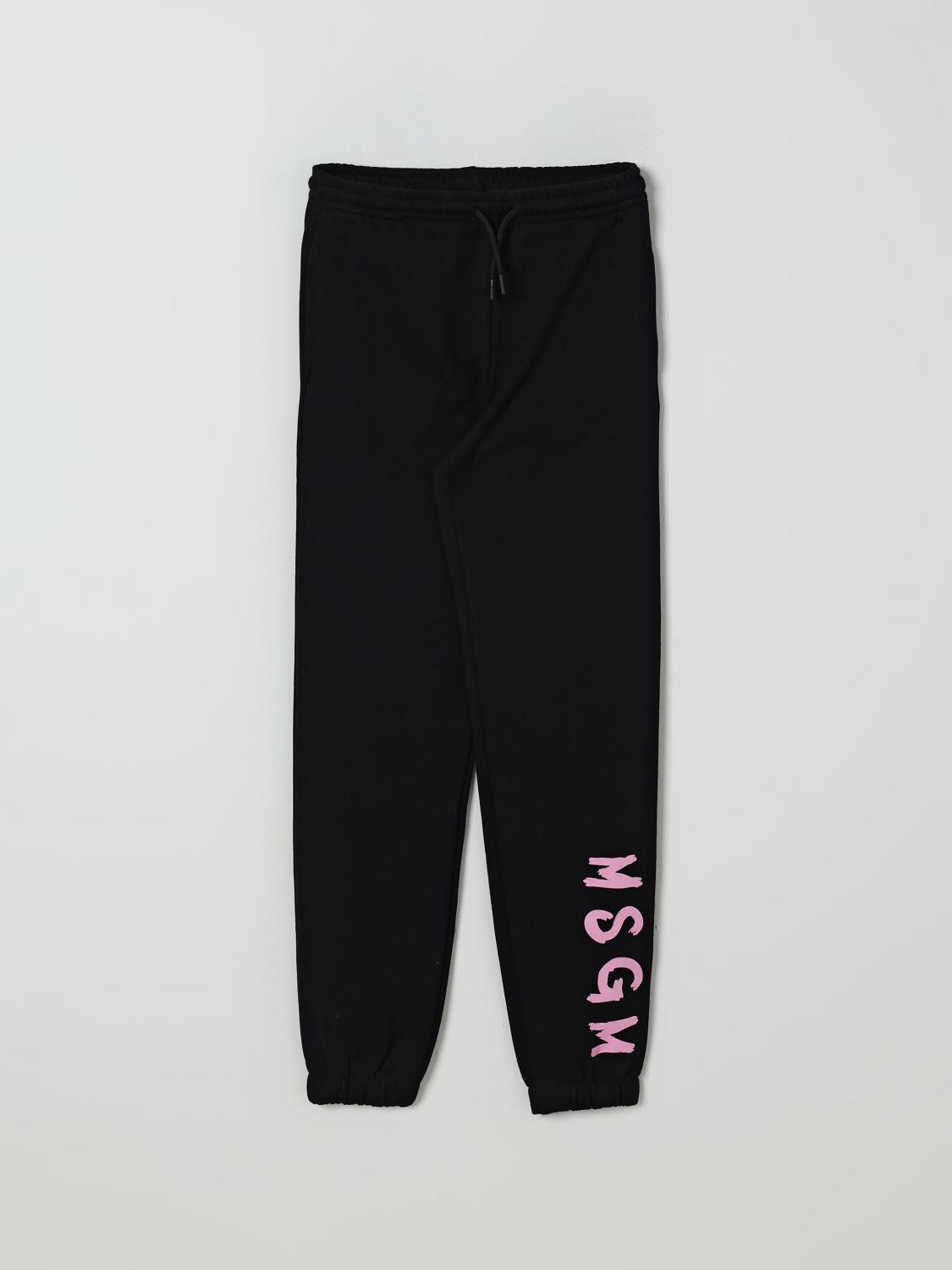 Msgm Hose Kids Kinder Farbe Schwarz 1