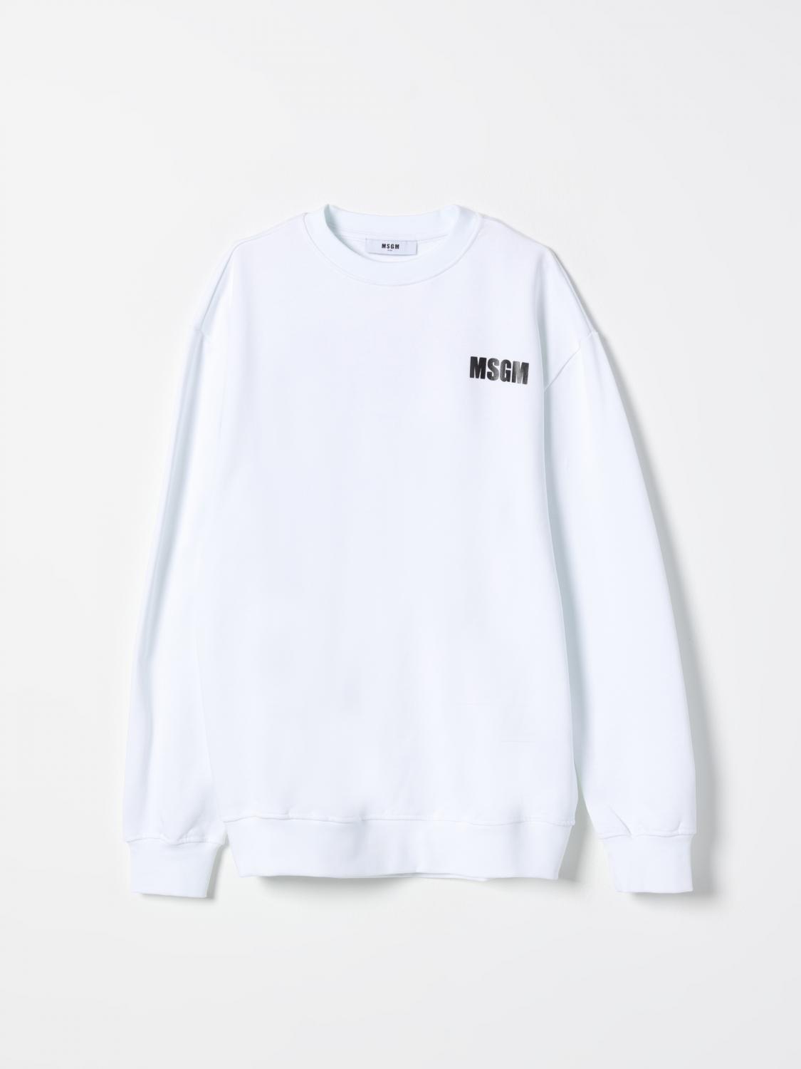Msgm Pullover Kids Kinder Farbe Weiss In Weiss