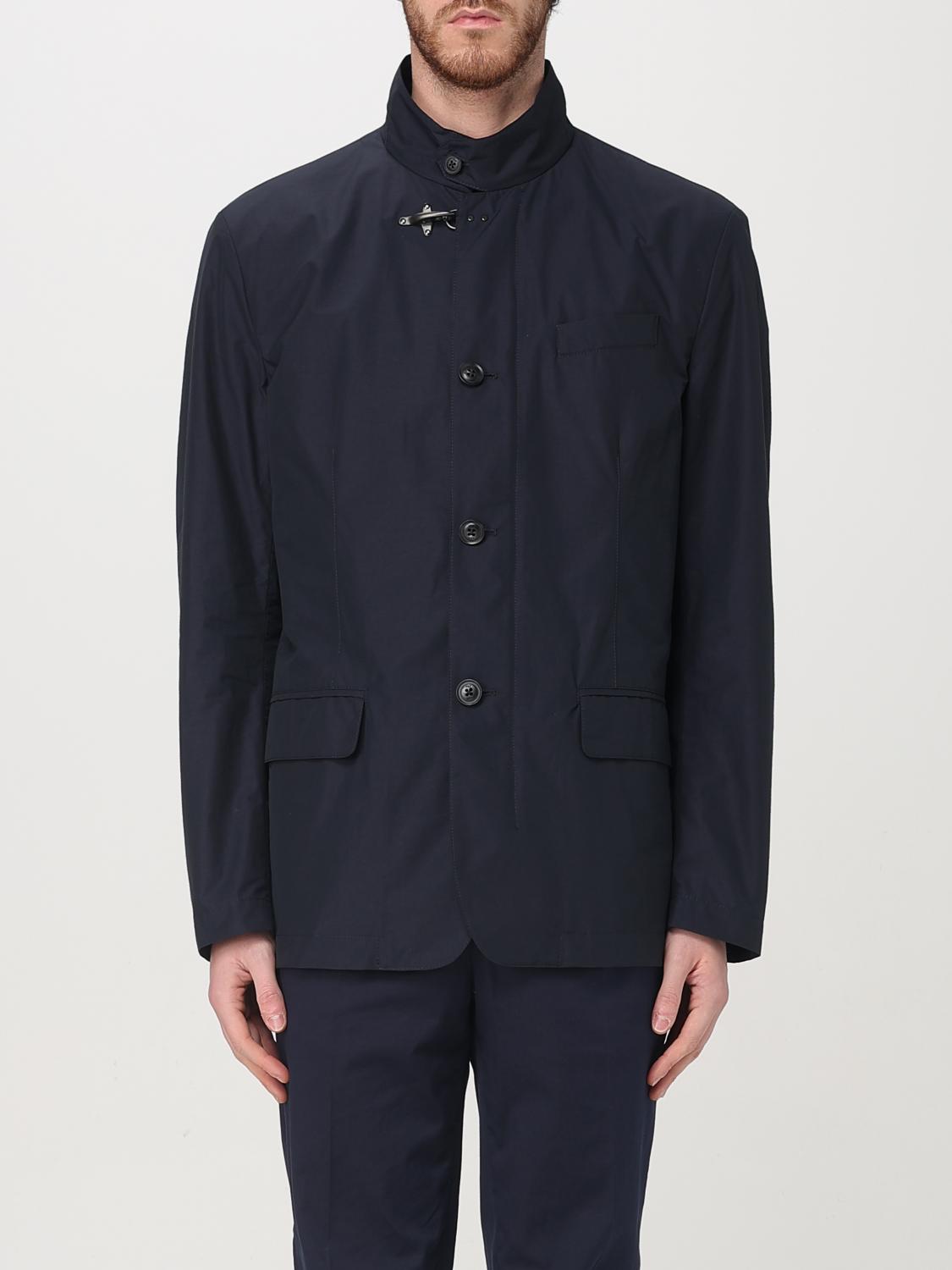 Fay Jacket Men Color Denim In Denim