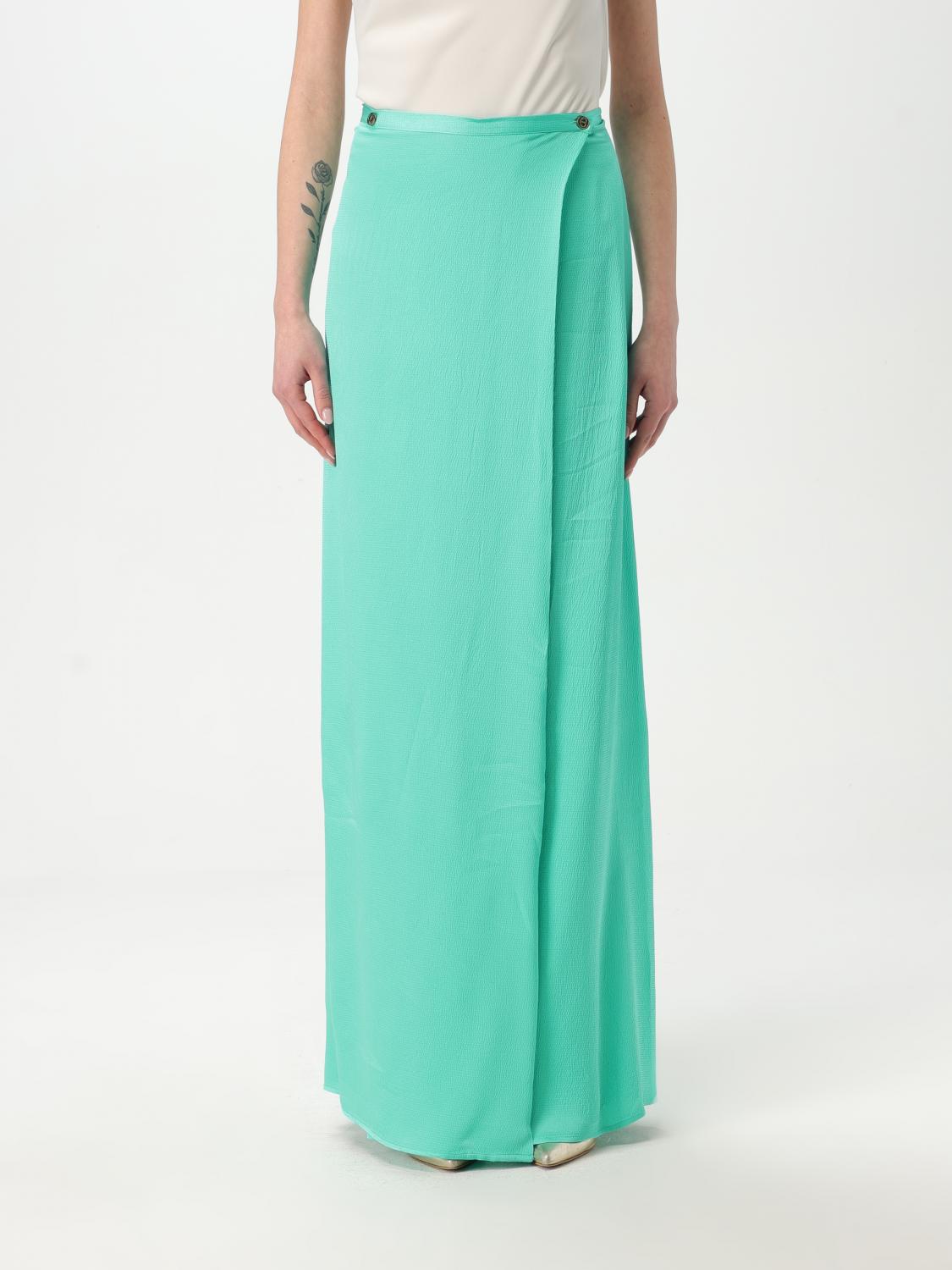 Shop Twinset Skirt Woman Color Gnawed Blue