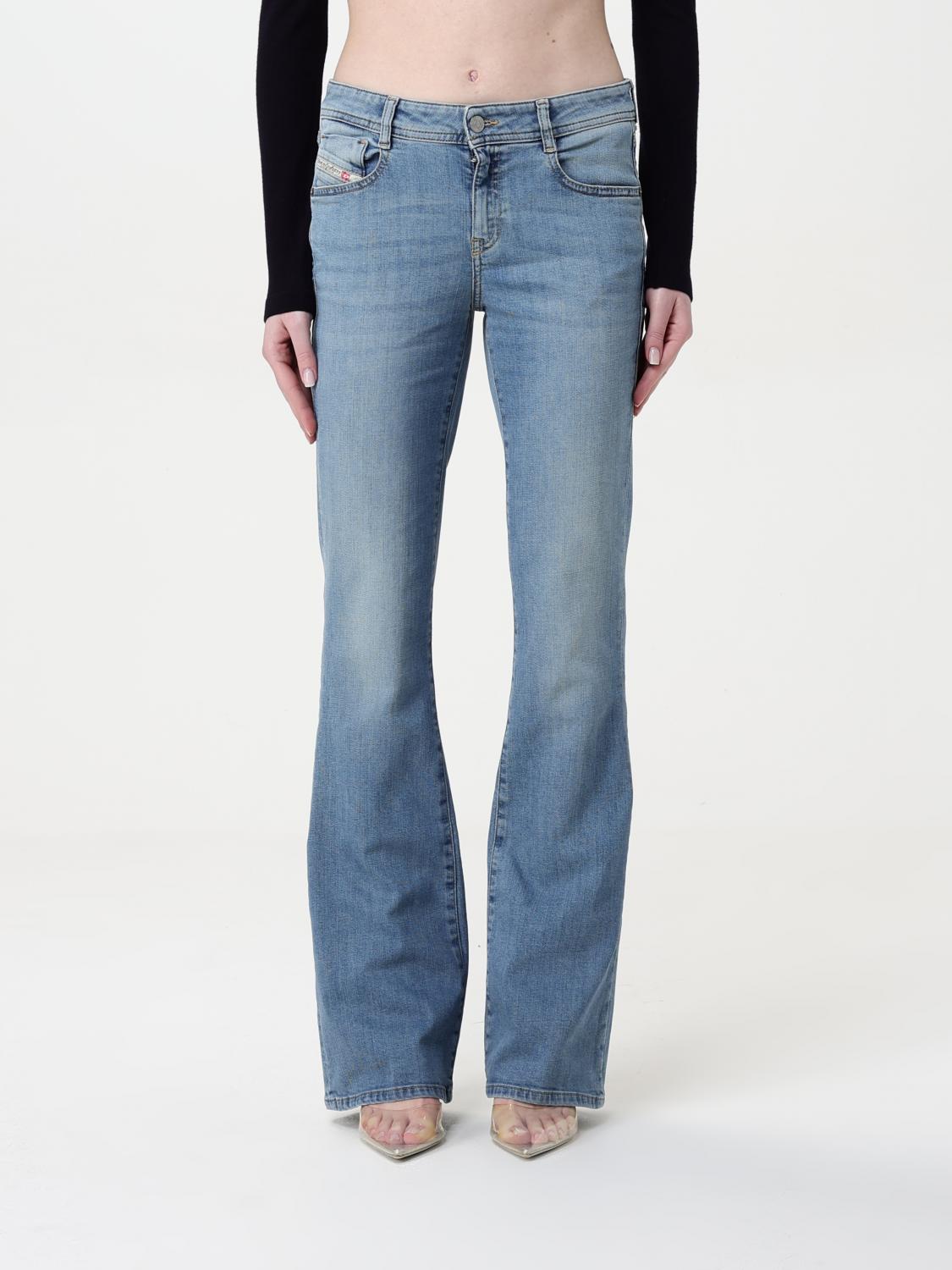 Diesel Jeans Woman Color Denim In Denim