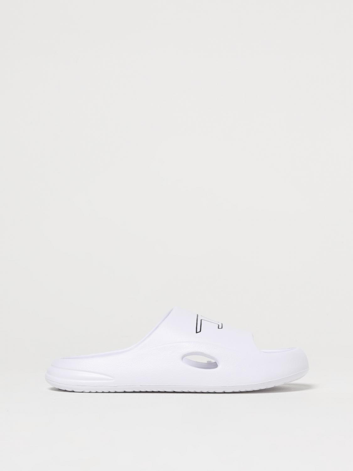 Diesel Chuncky D Branded Slide Slippers In White