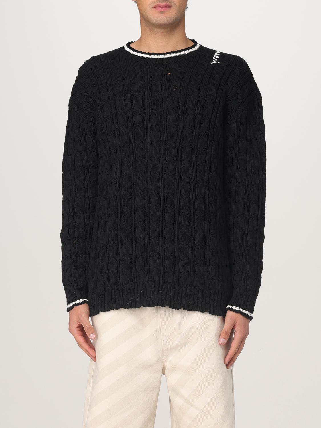 Marni Crew Neck Sweater In Black