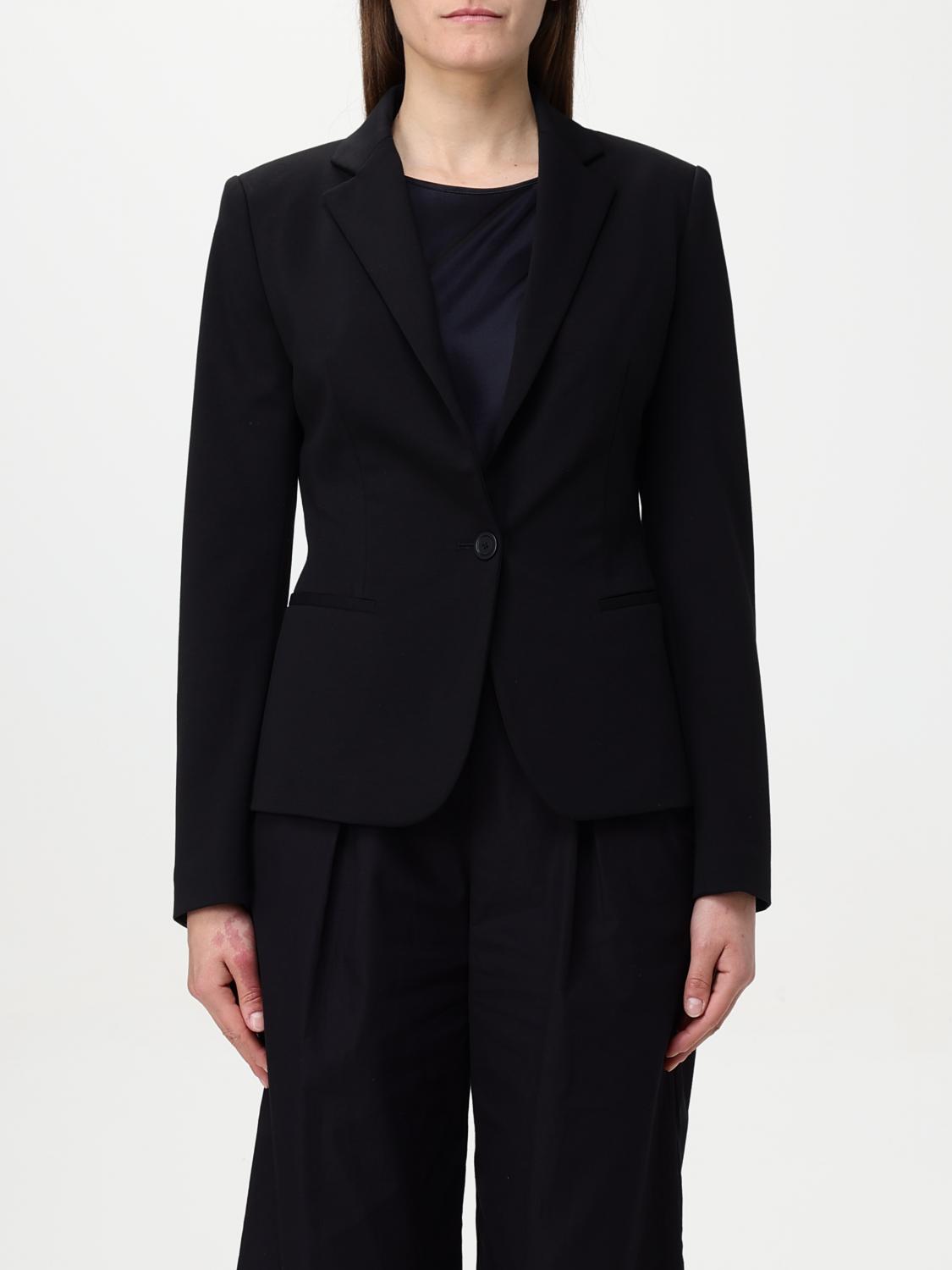 Dondup Jacket Woman Color Black In Black