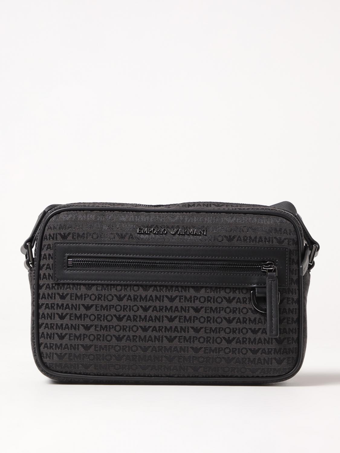Emporio Armani Shoulder Bag Men Color Black In Black