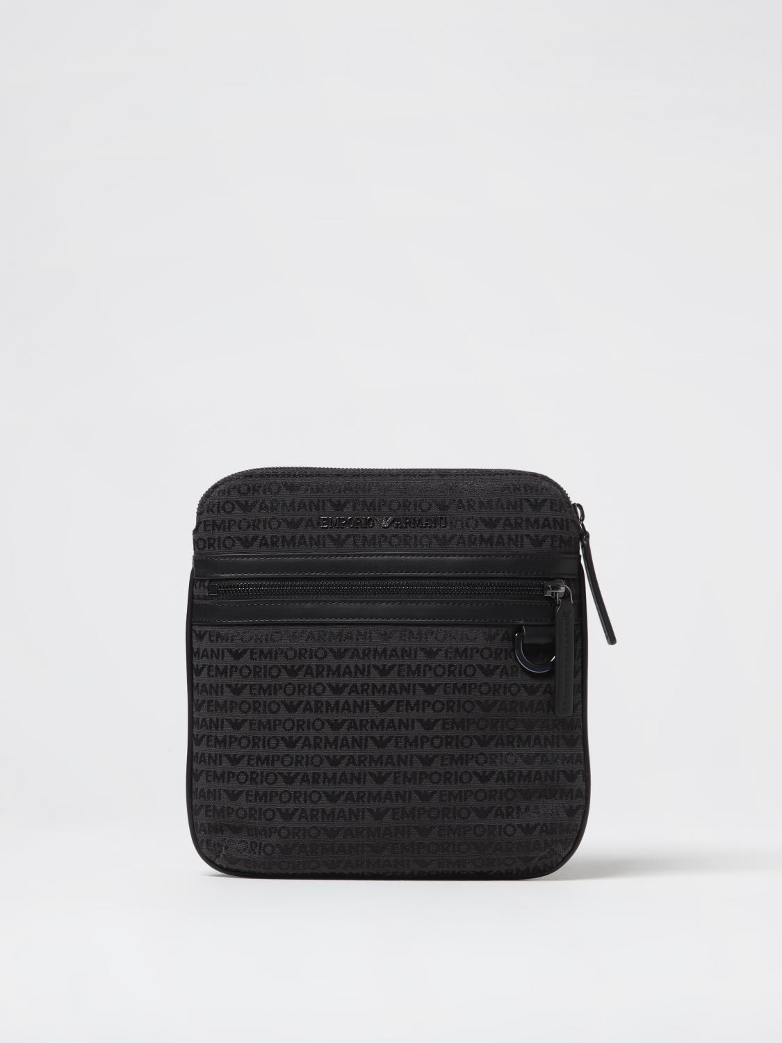 Emporio Armani Shoulder Bag  Men Color Black In Black