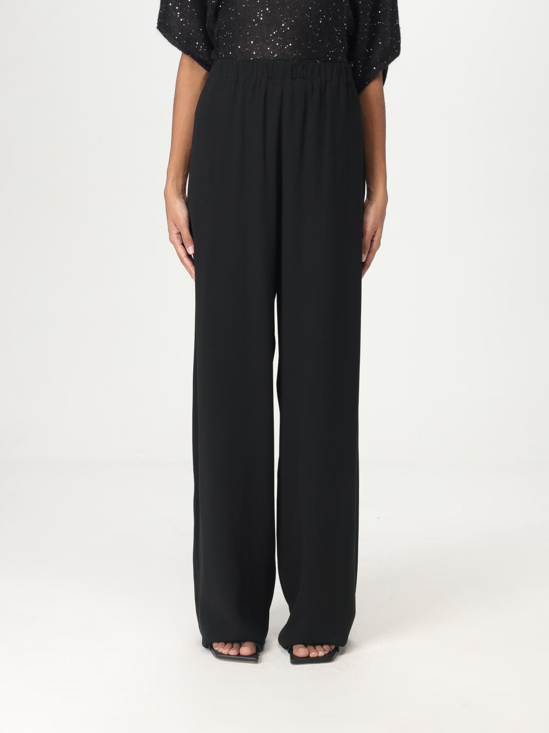 Fabiana Filippi Hose Damen Farbe Schwarz In Schwarz