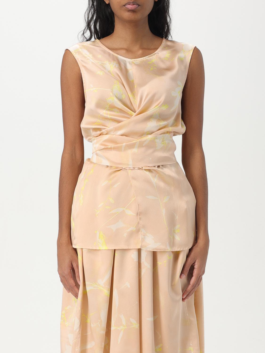 Fabiana Filippi Crew Neck Vest In Puder