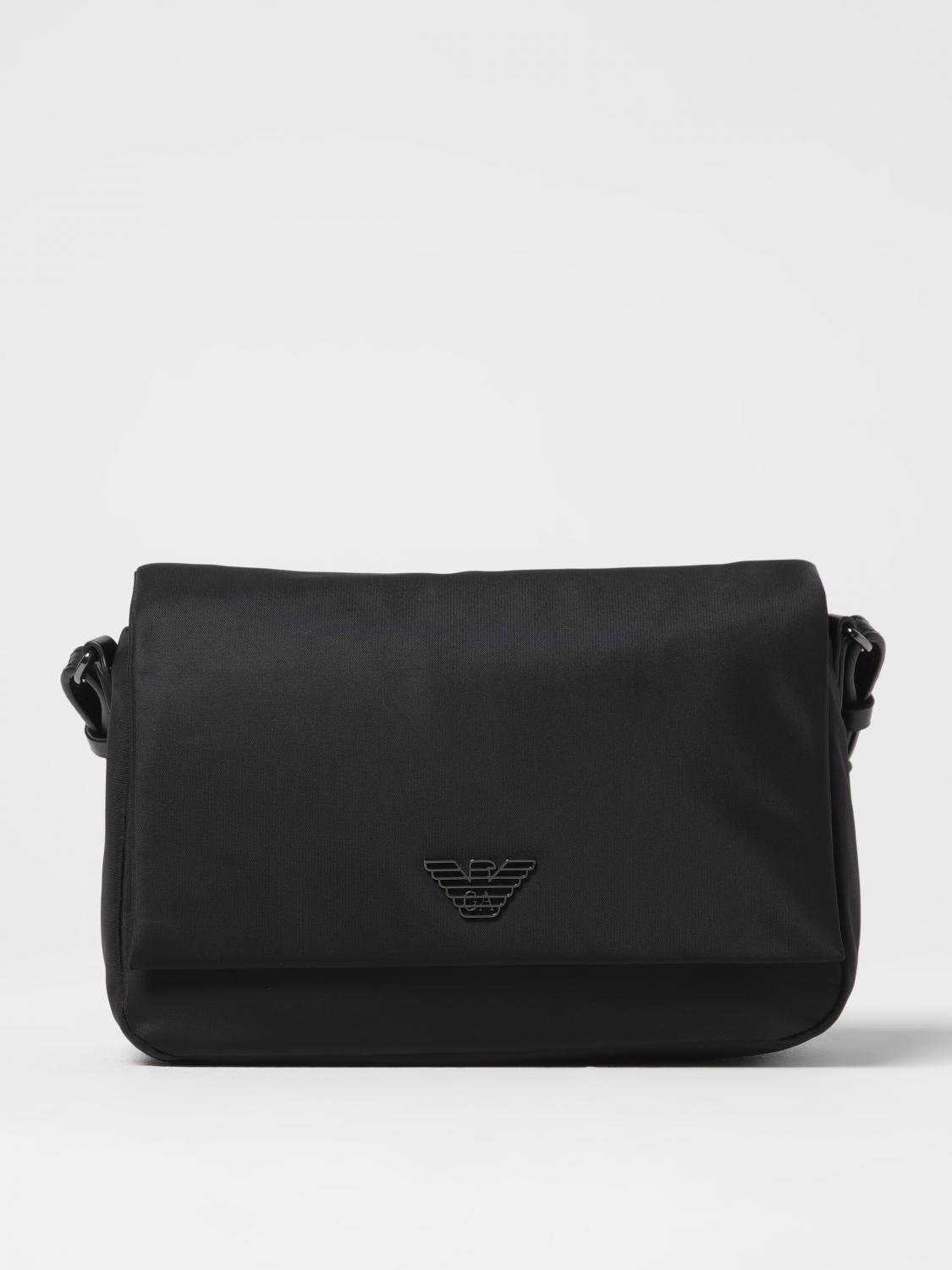 Emporio Armani Shoulder Bag Men Color Black In Black