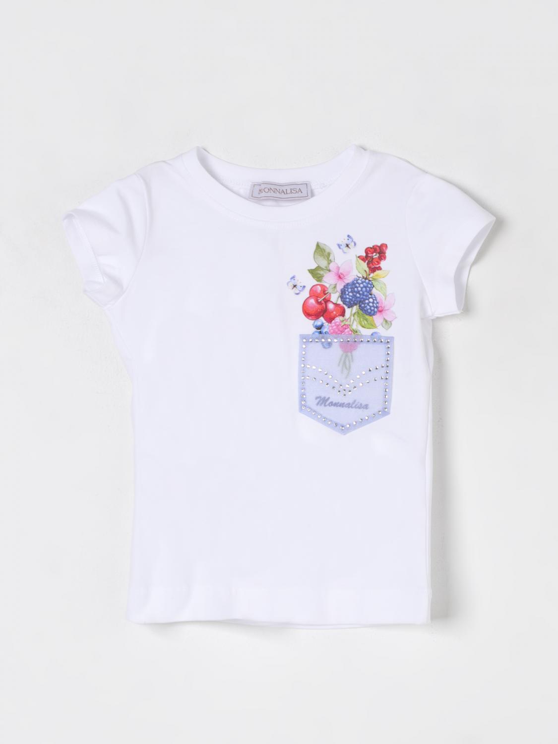 Monnalisa T-shirt  Kinder Farbe Weiss In Weiss