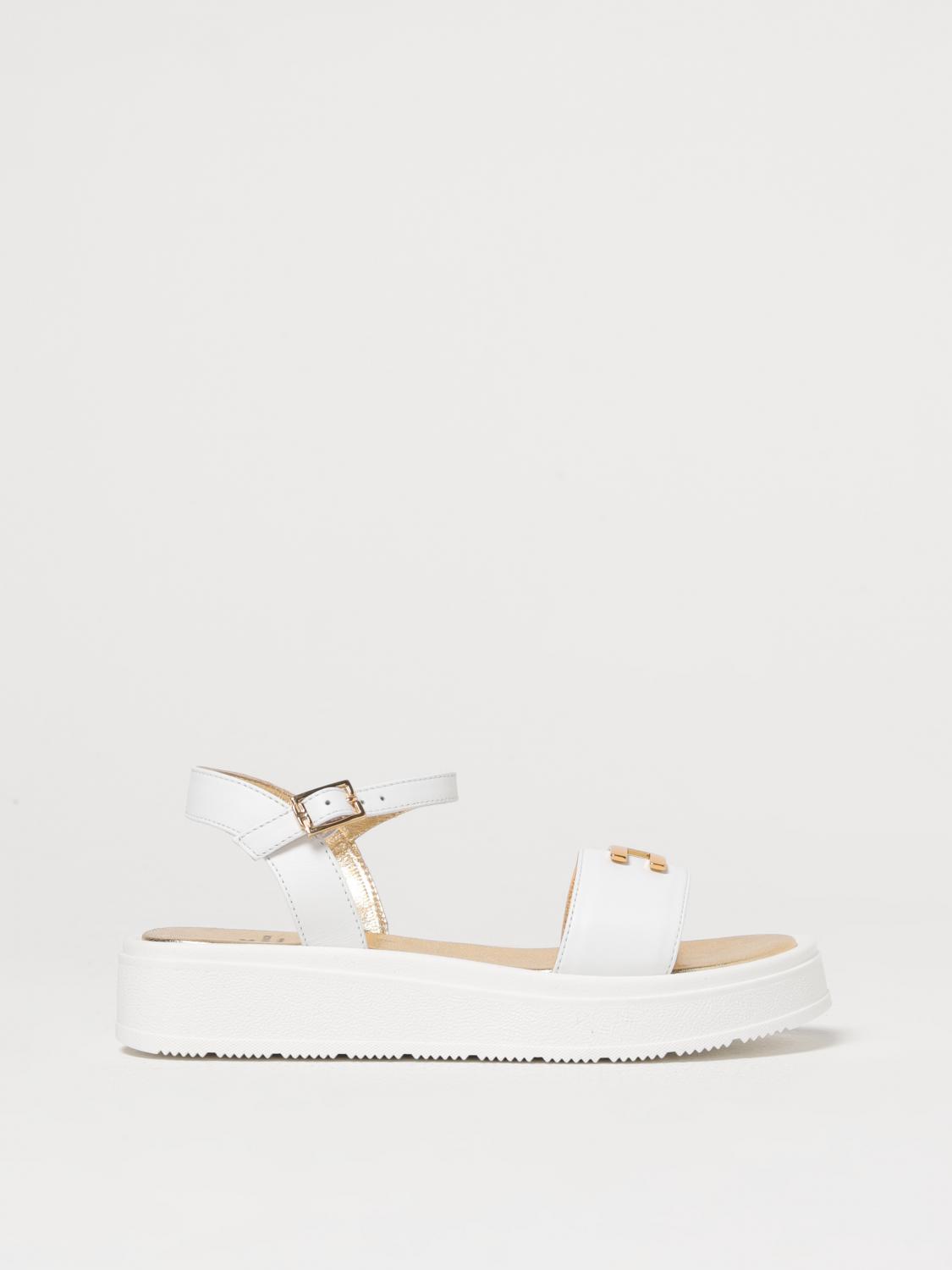 Shop Elisabetta Franchi La Mia Bambina Shoes Kids Color White