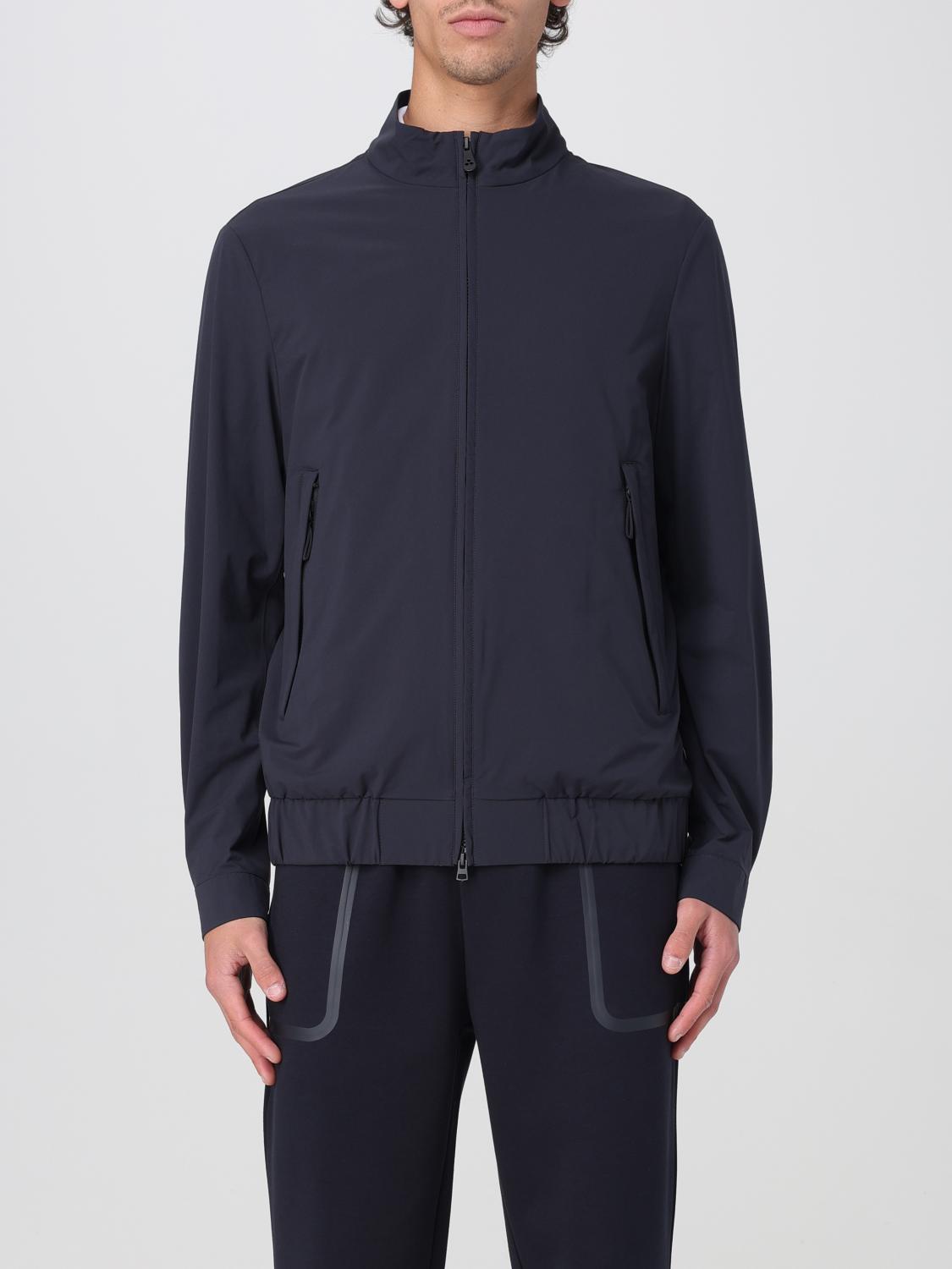 Peuterey Zip-up Bomber Jacket In Blau