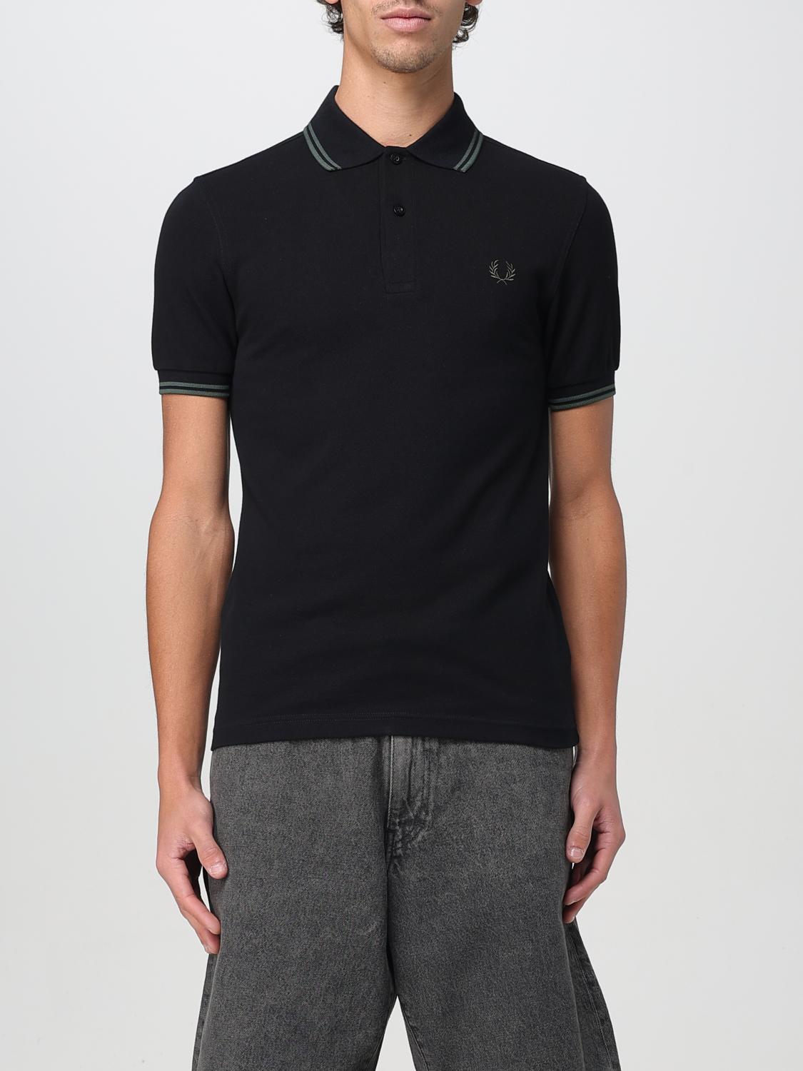 Fred Perry Polo Herren Farbe Schwarz In Schwarz