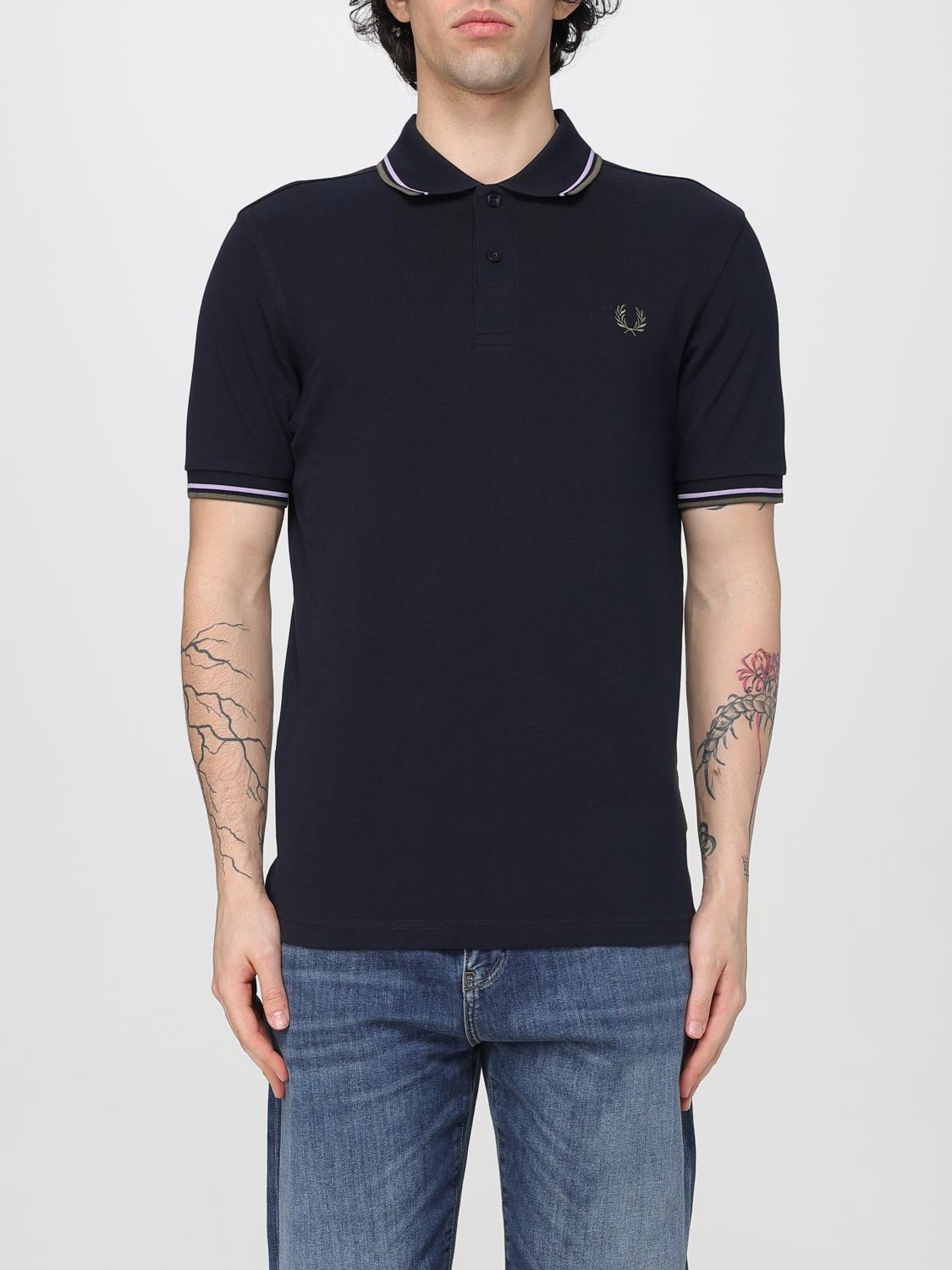 Fred Perry Polo Herren Farbe Blau 2 In Blau 2