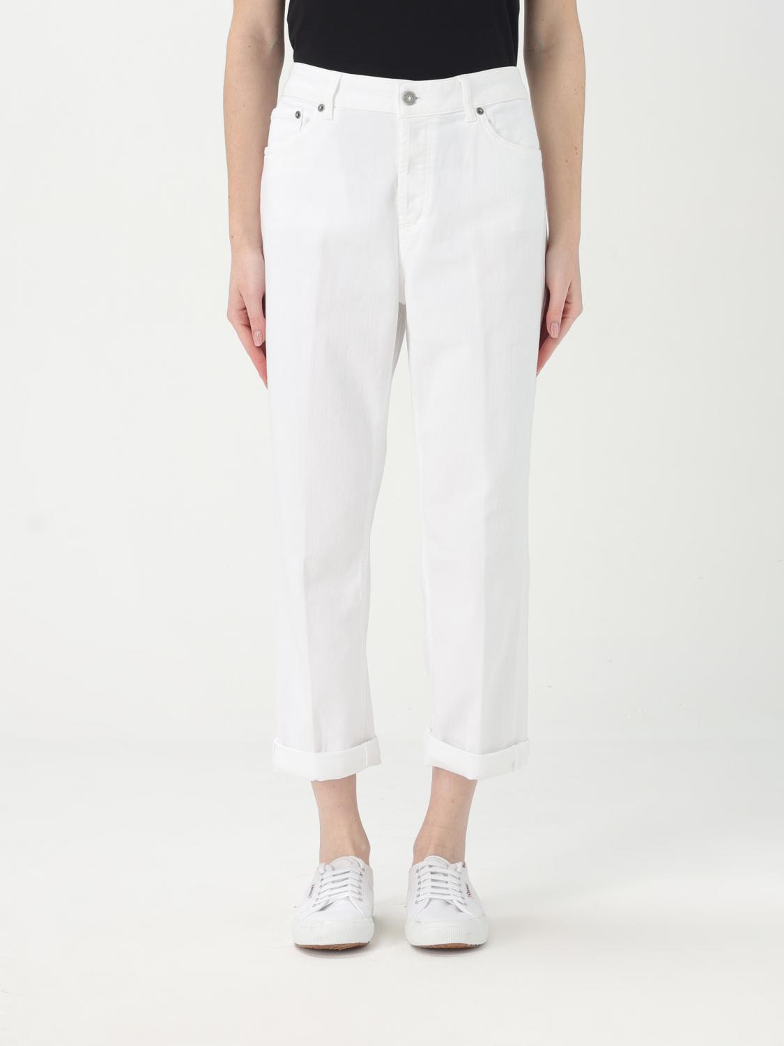 Dondup Jeans Damen Farbe Weiss In Weiss