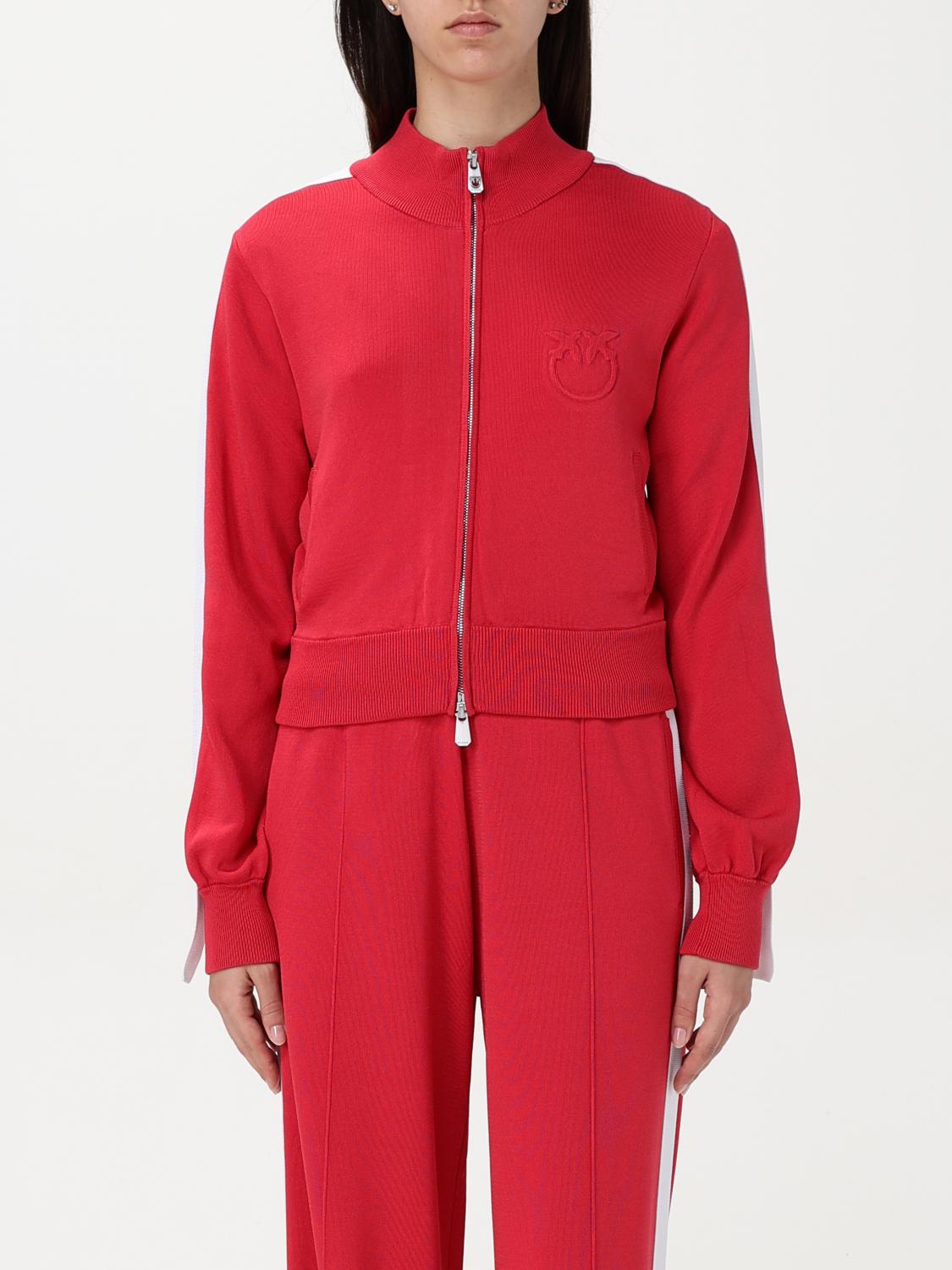Shop Pinko Sweatshirt Woman Color Red