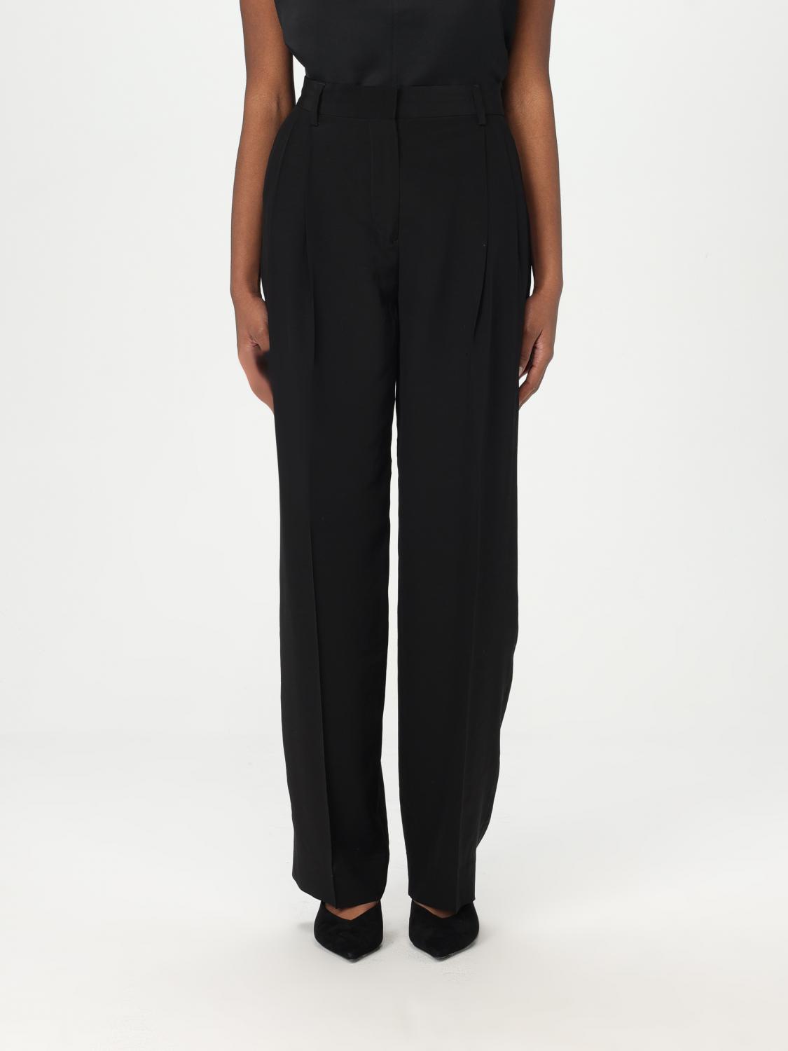 Totême Pants Toteme Woman Color Black In Black