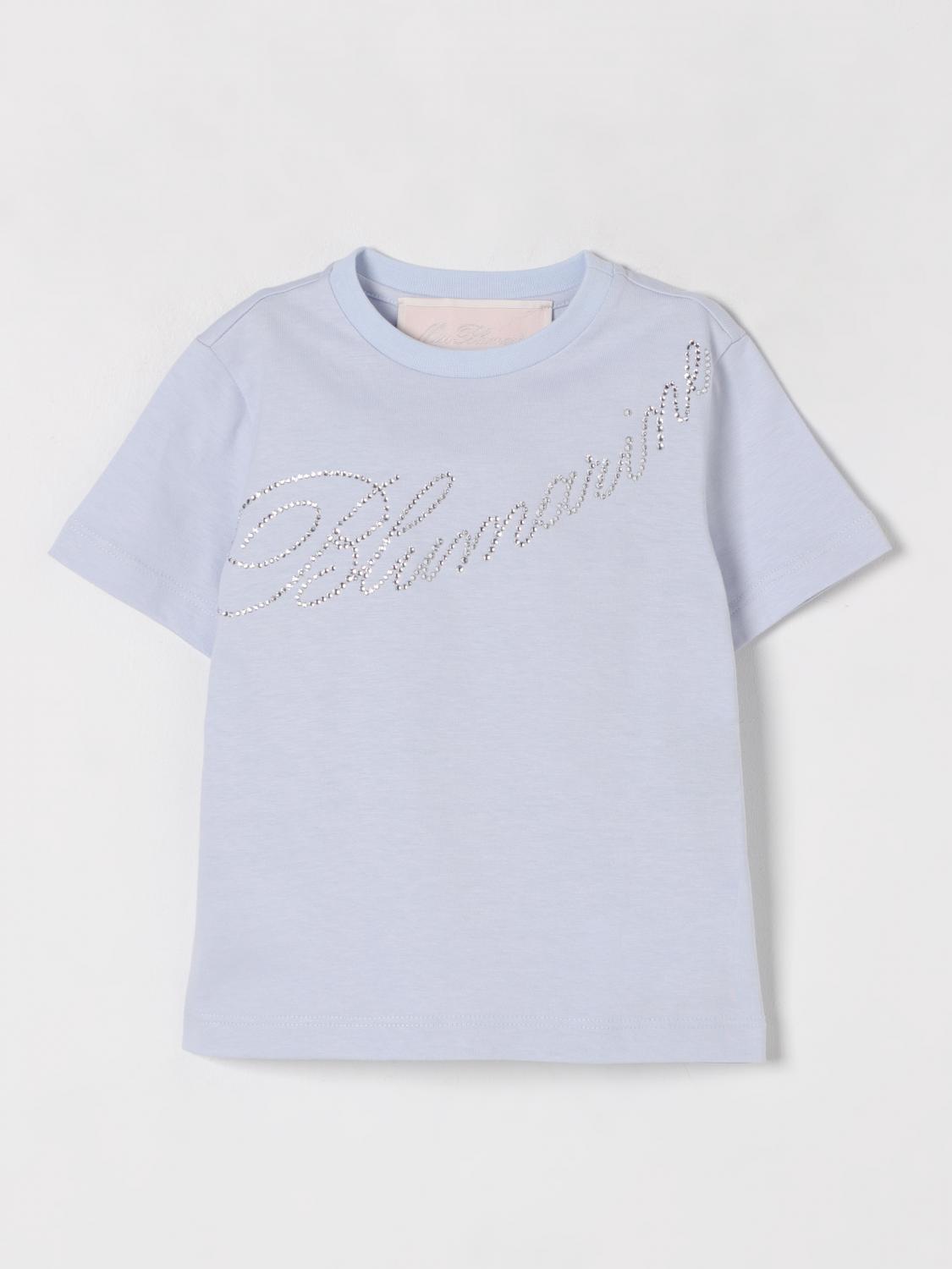 Miss Blumarine T-shirt Kids Color Gnawed Blue In Gnawed Blue
