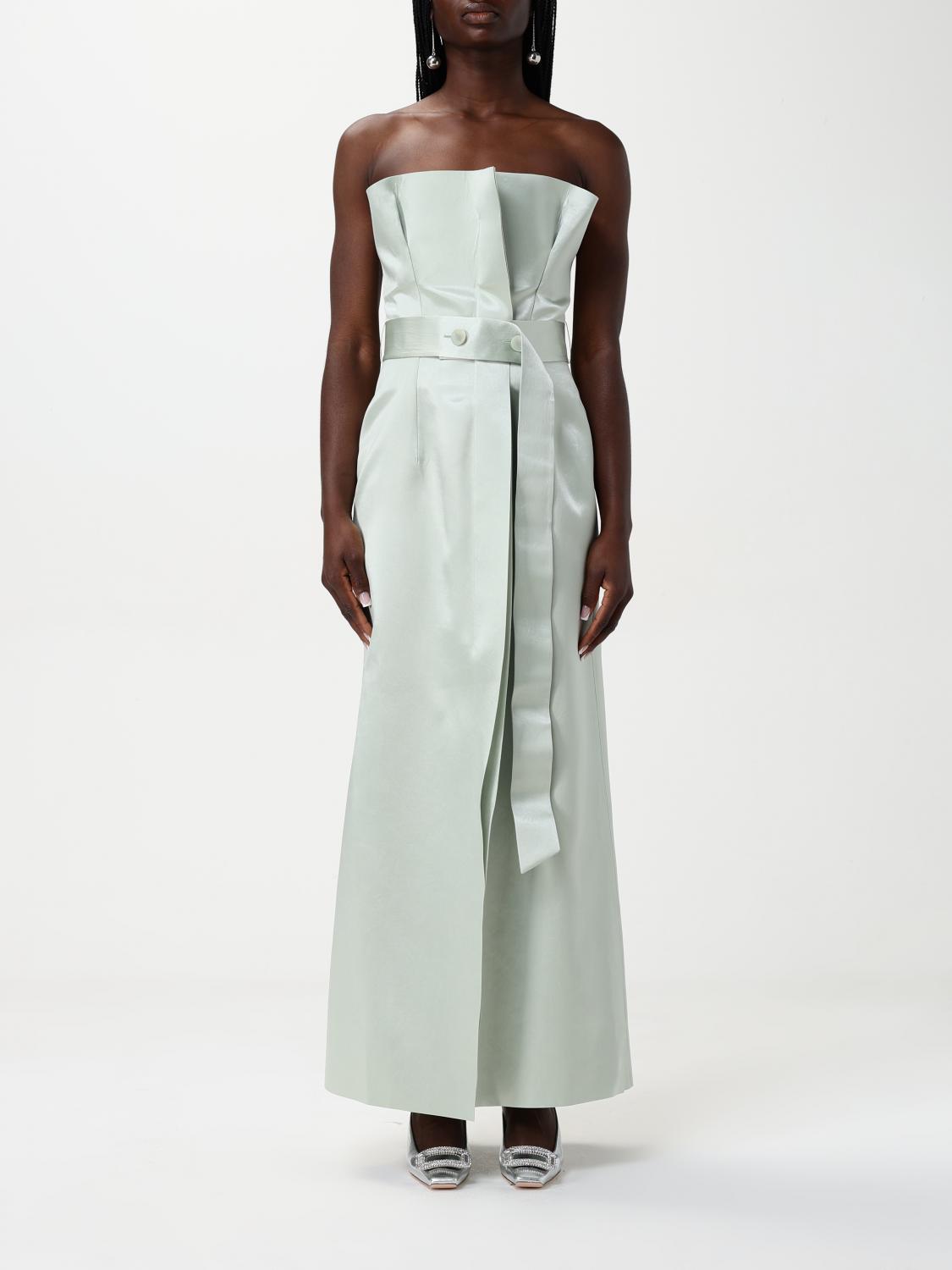 Shop Philosophy Di Lorenzo Serafini Dress Woman Color Green In Grün