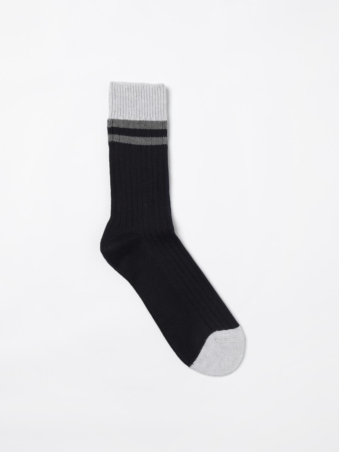 Brunello Cucinelli Cotton Socks In Black