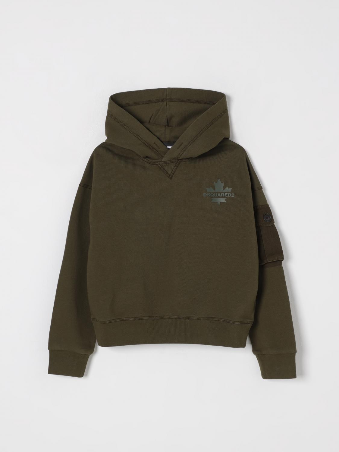 Dsquared2 Sweater Kids Color Green In Green