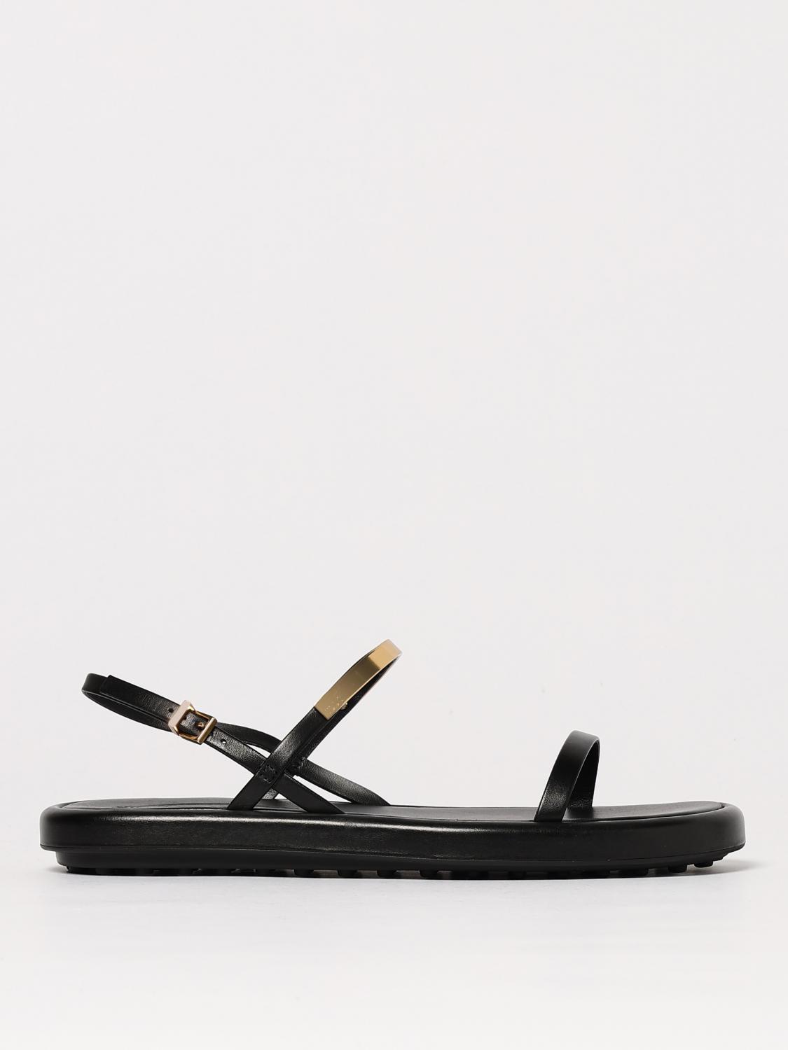 TOD'S FLAT SANDALS TOD'S WOMAN COLOR BLACK G64744002