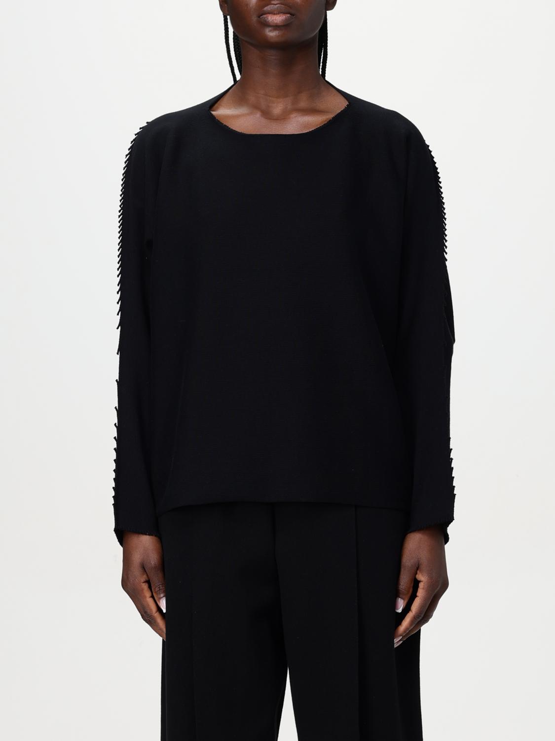 Issey Miyake Pullover Damen Farbe Schwarz In Schwarz