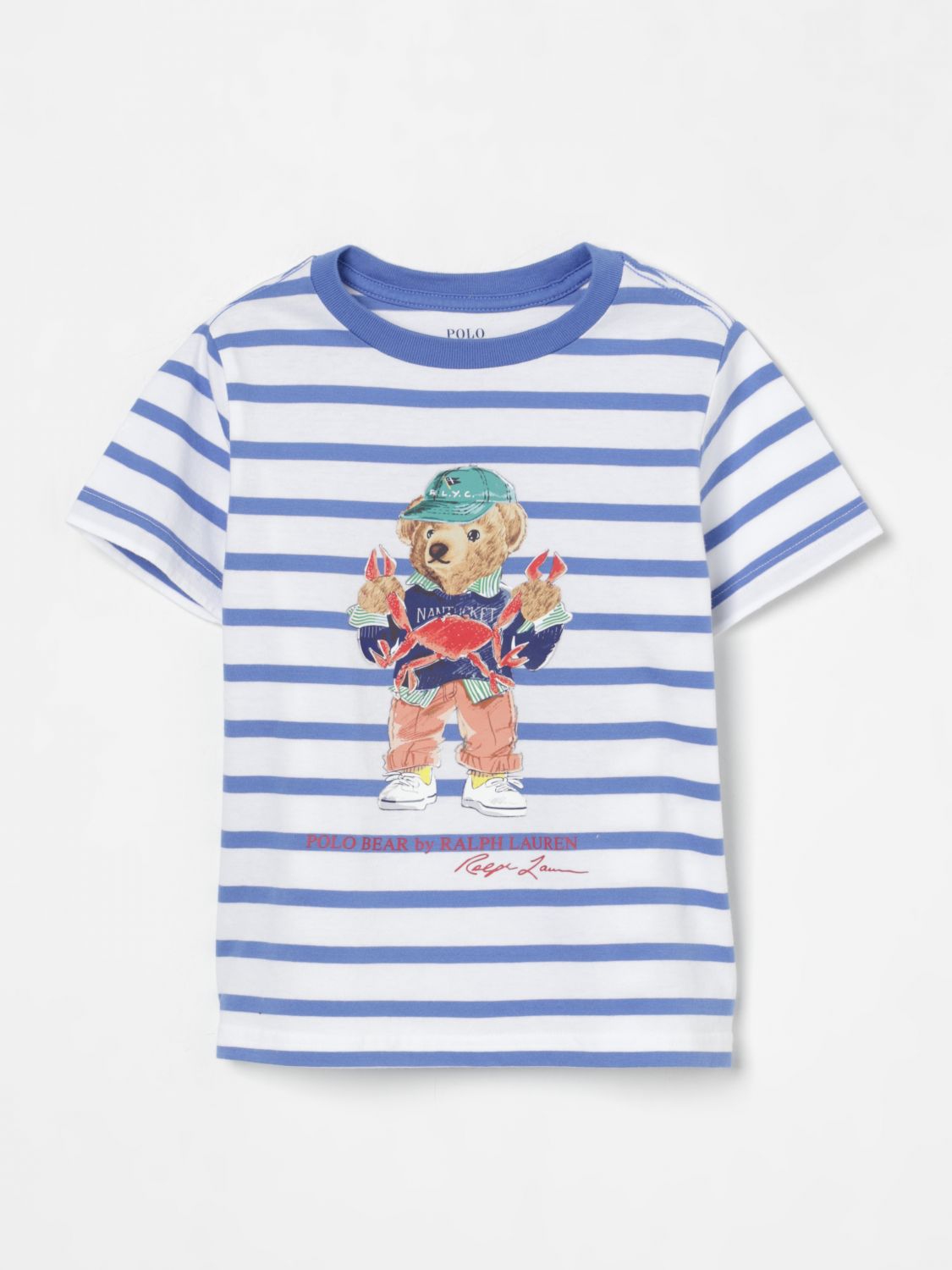 Polo Ralph Lauren Kids T-shirt In ホワイト