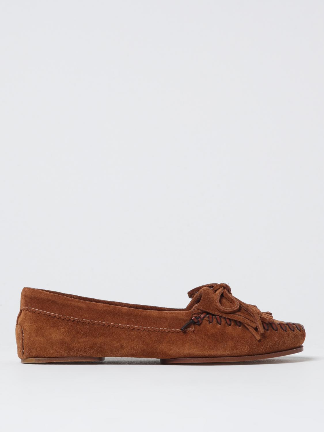 Shop Paris Texas Loafers Woman Color Brown