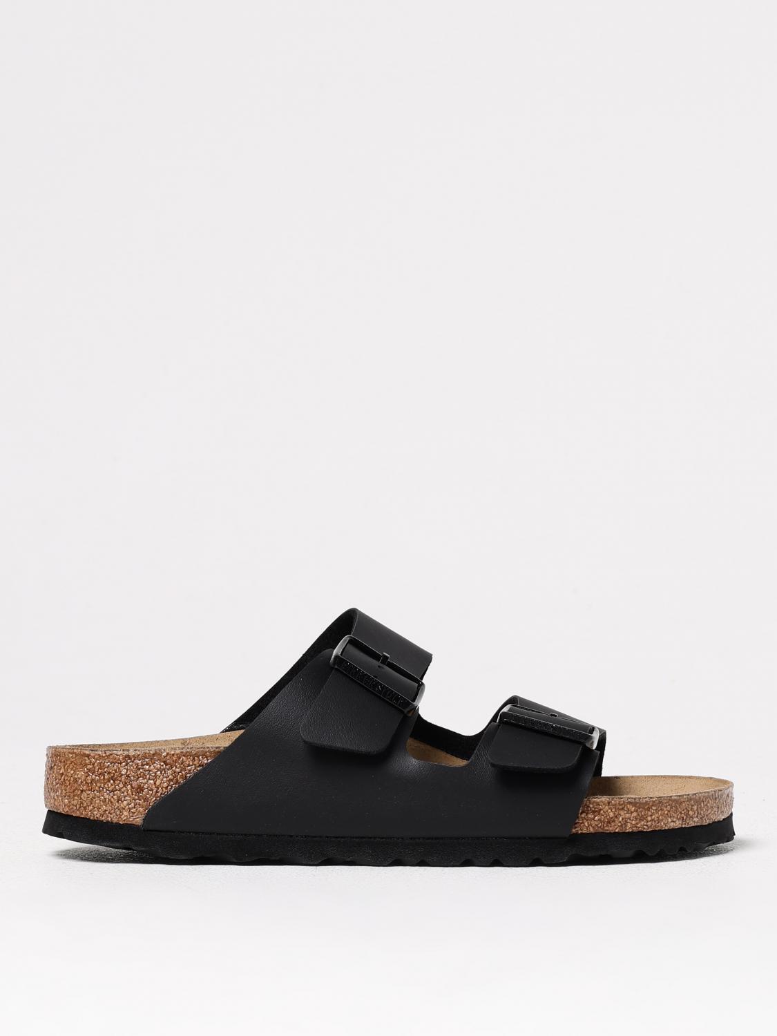 Birkenstock Flat Sandals Woman Color Black In Black