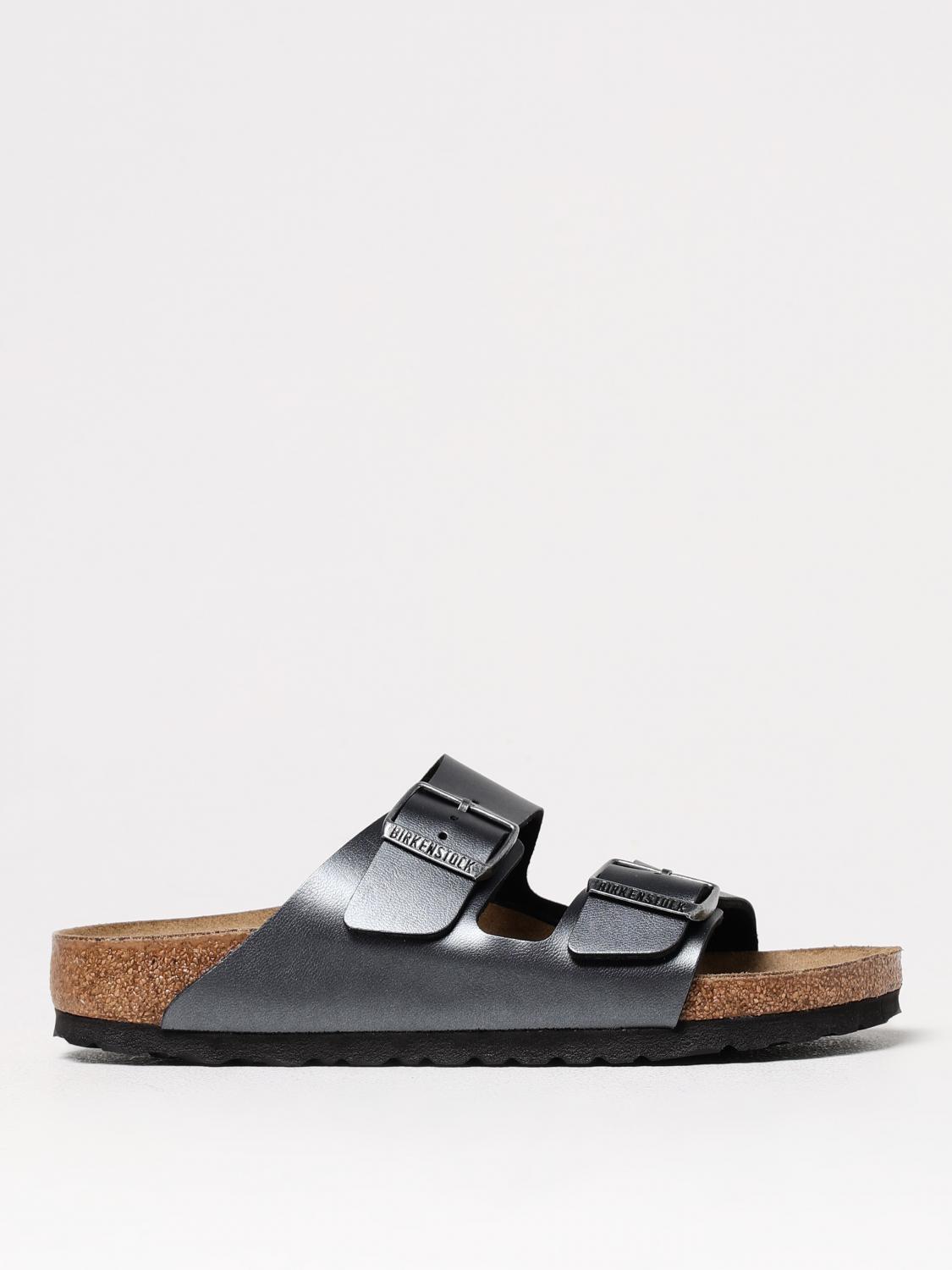 Birkenstock Flat Sandals Woman Color Black In Black