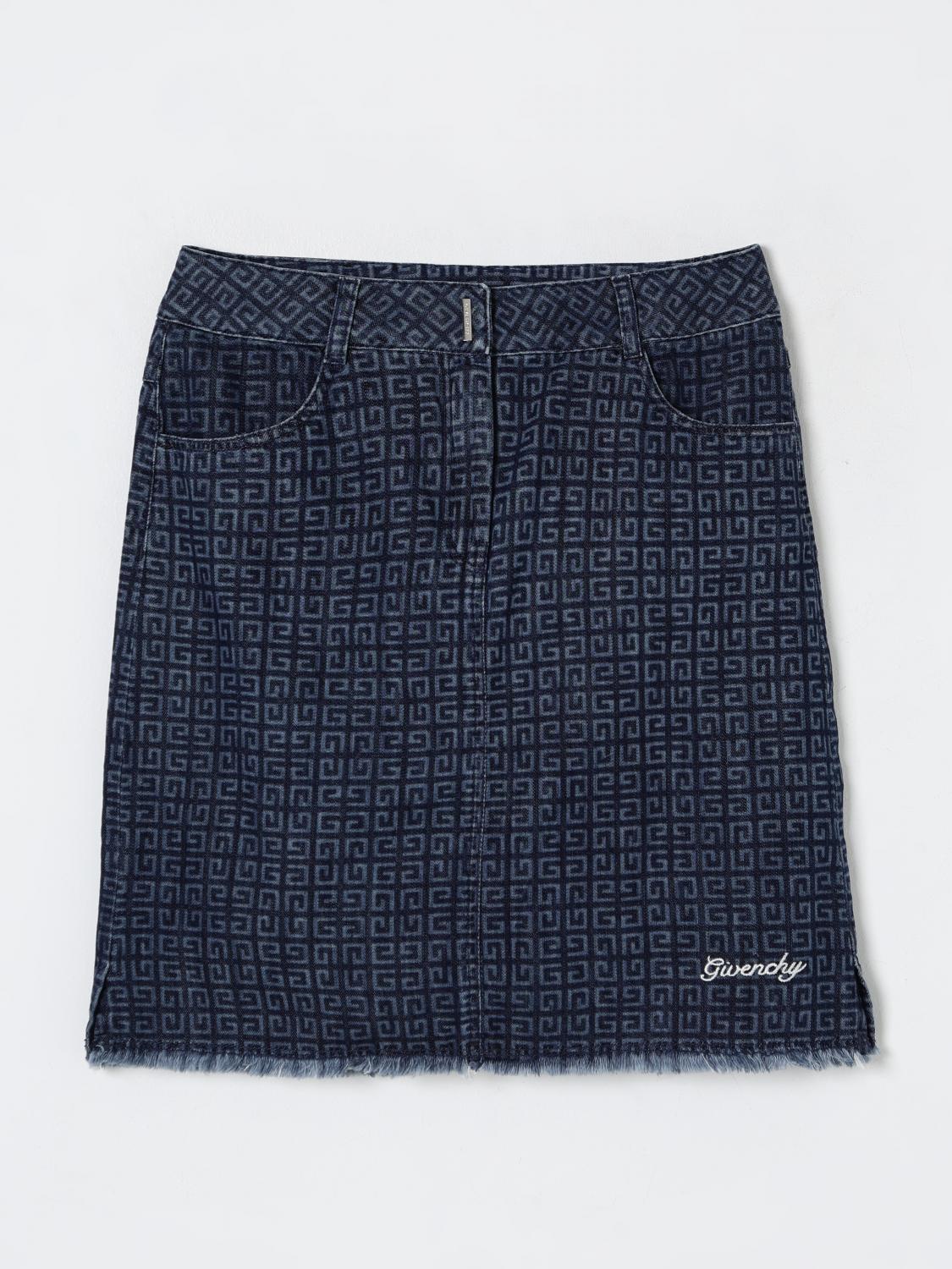 Givenchy Skirt Kids Color Denim In Denim