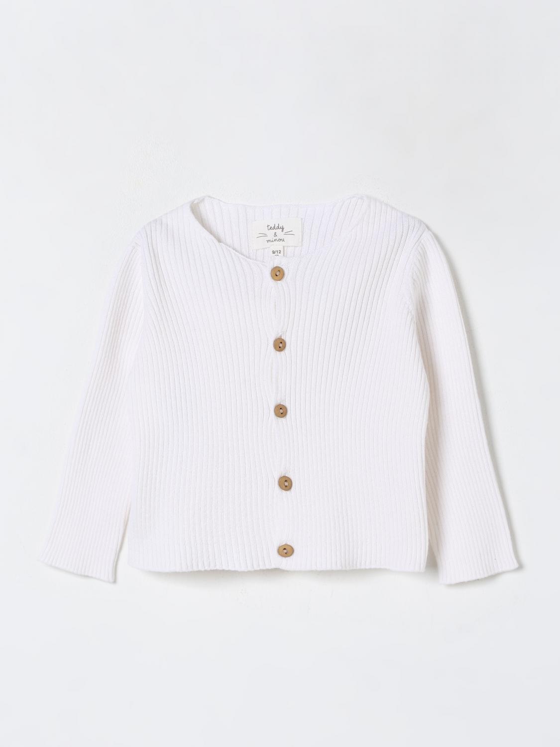 Teddy & Minou Sweater  Kids Color White In Weiss