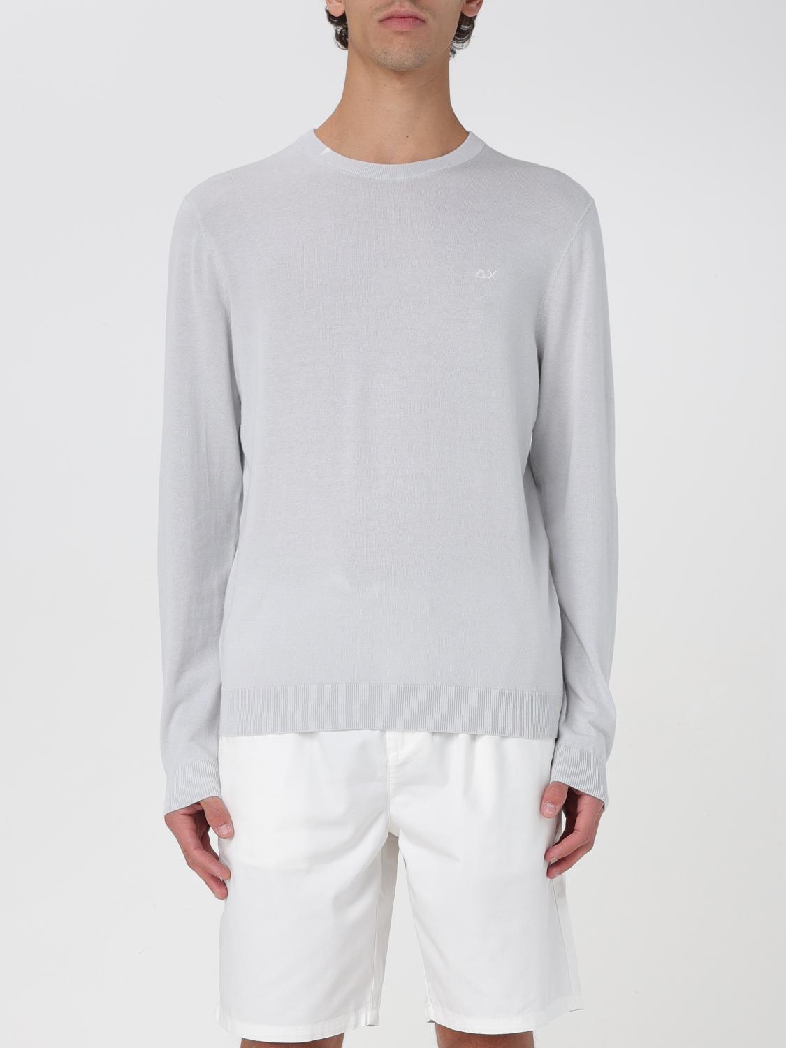 Sun 68 Sweater Sun68 Men Color Grey In Grey
