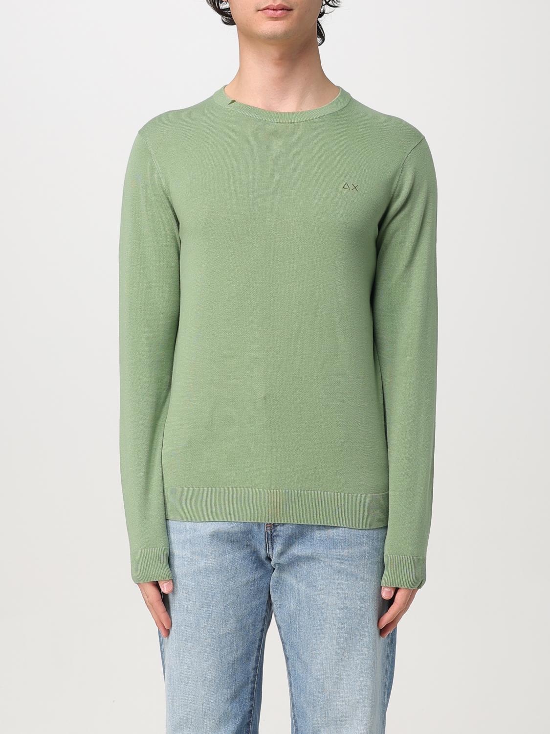 Sun 68 Long-sleeve Sweater In Sage