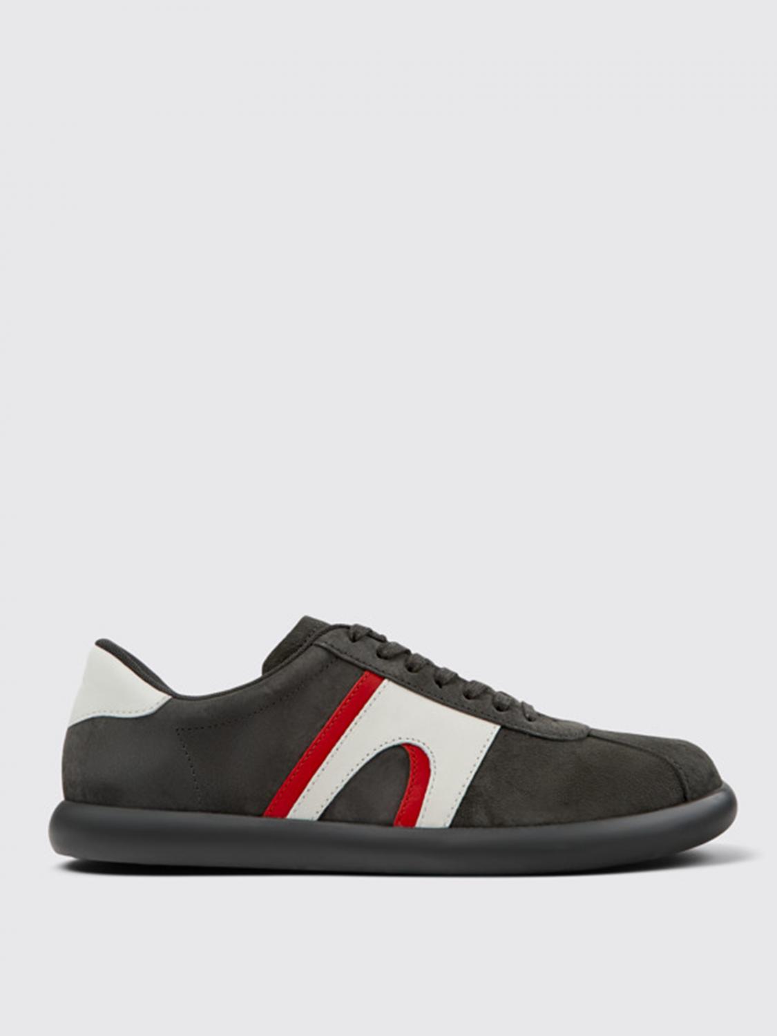 Camper Pelotas Leather Sneakers In Grau
