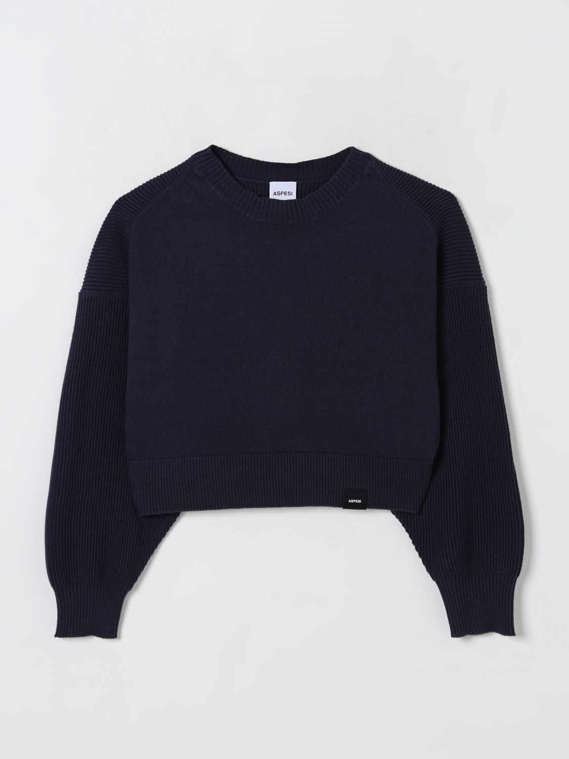 Aspesi Sweater Kids Color Navy In Navy