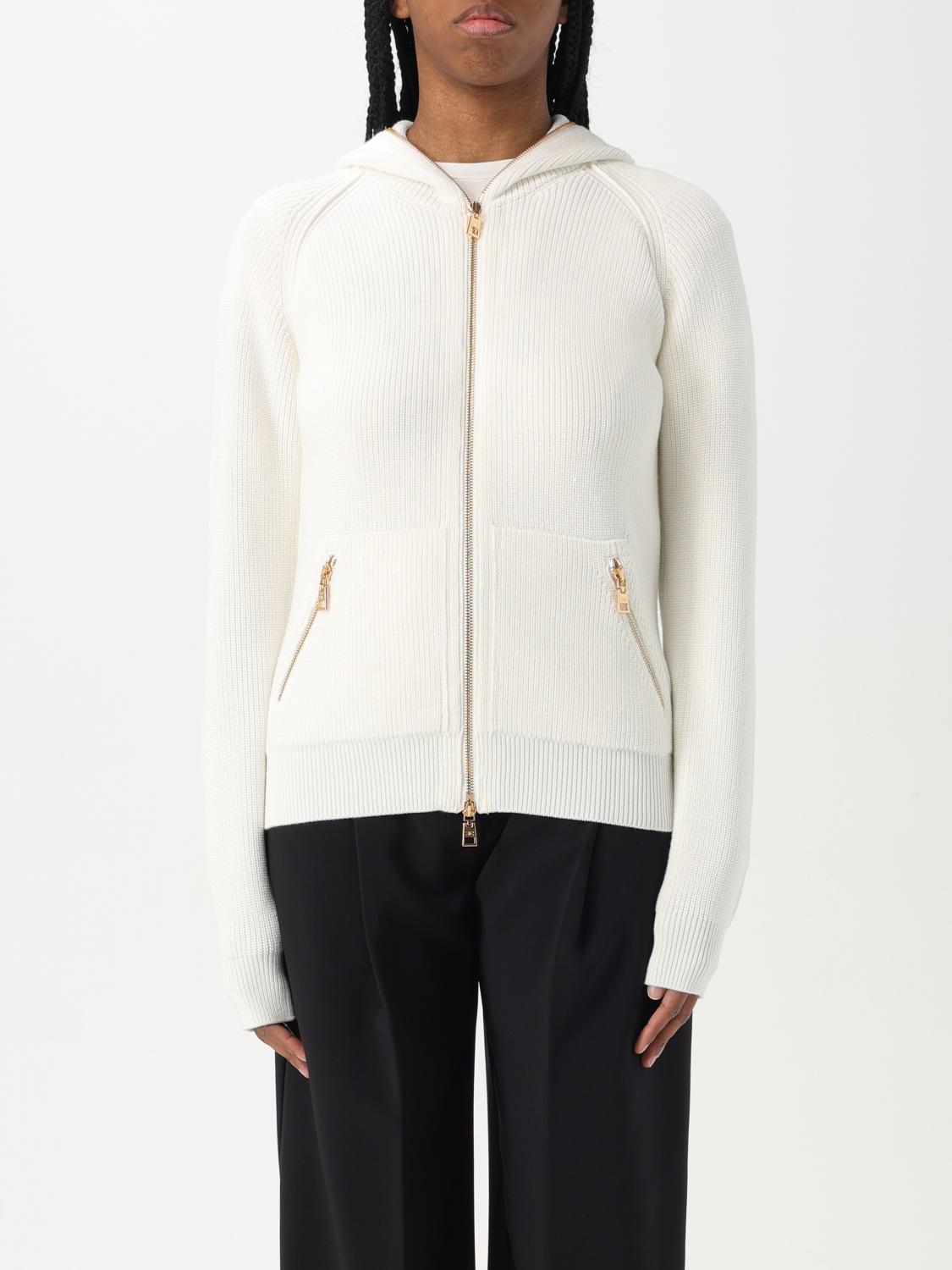 Elisabetta Franchi Sweatshirt  Woman Color Ivory In Ivory