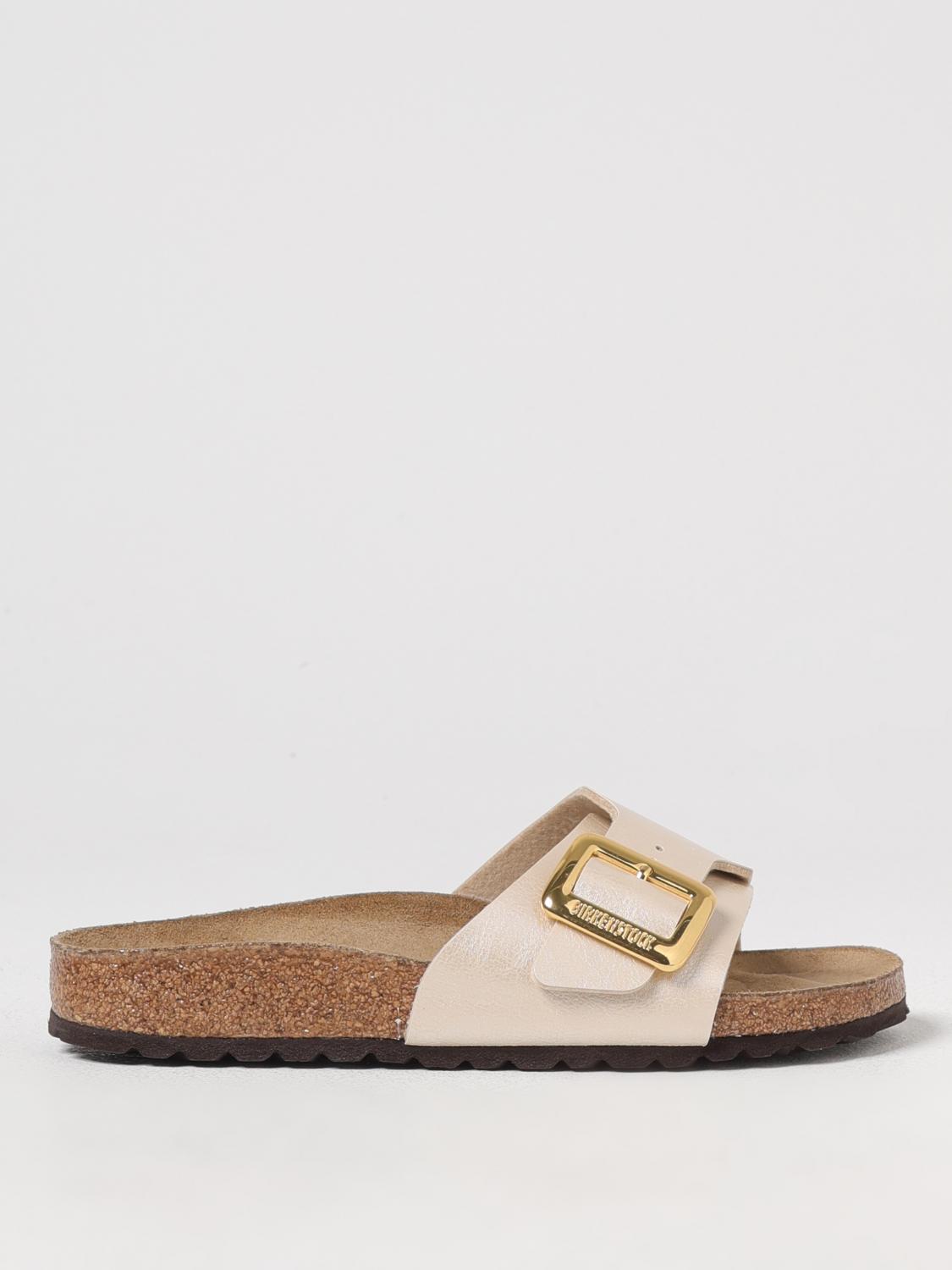 Birkenstock Flat Sandals  Woman Color Pearl In Pearl