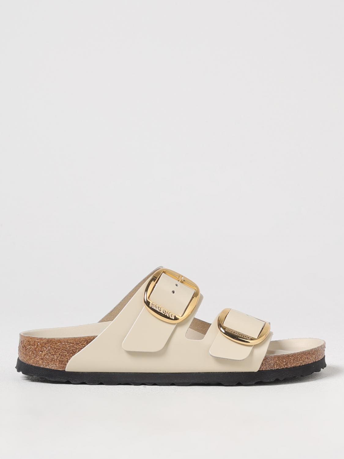 Birkenstock Flat Sandals  Woman Color Ecru In Ecru