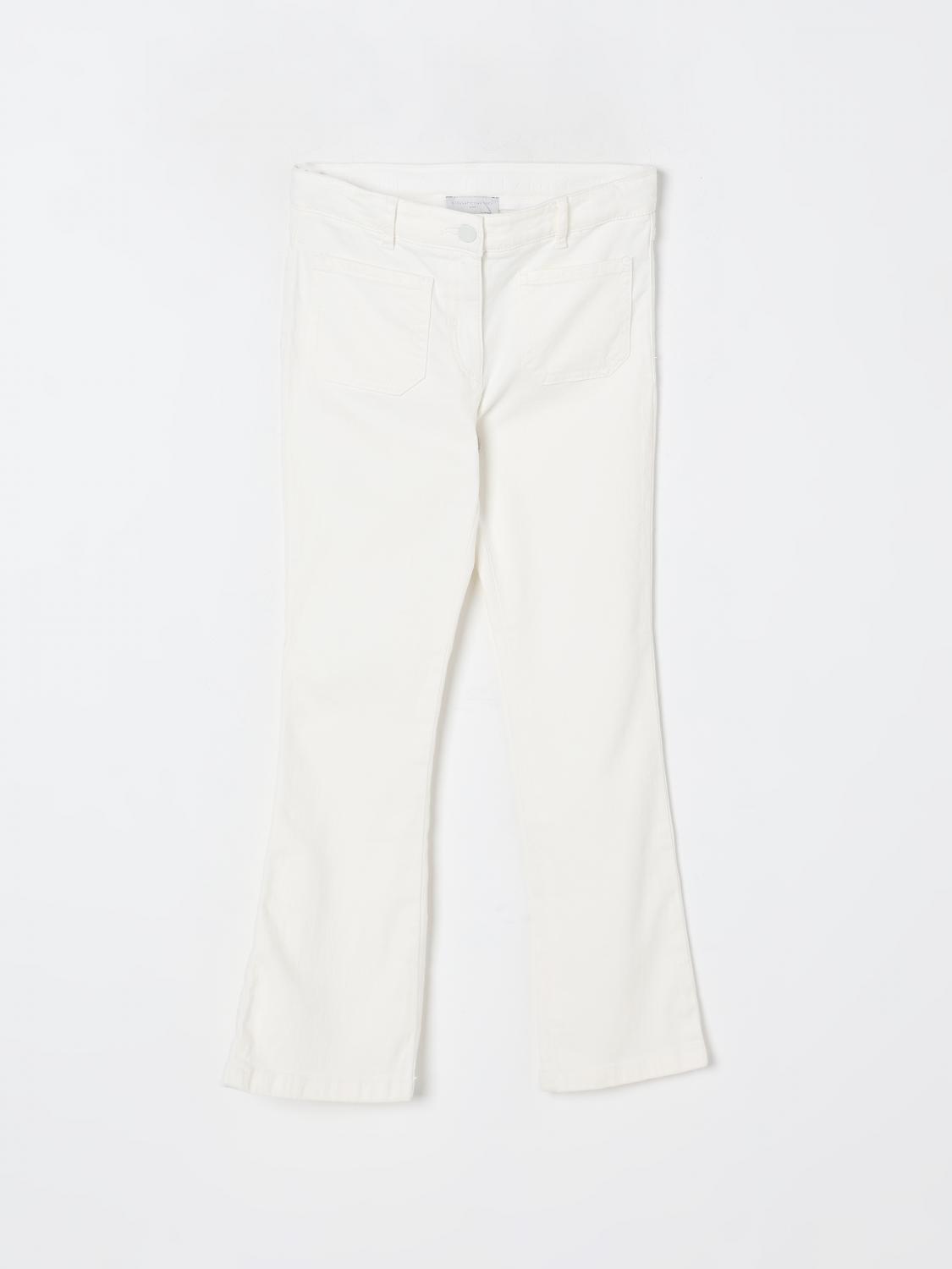 STELLA MCCARTNEY KIDS Jeans Kids color Ivory　STELLA MCCARTNEY KIDS ジーンズ キッズカラー アイボリー STELLA