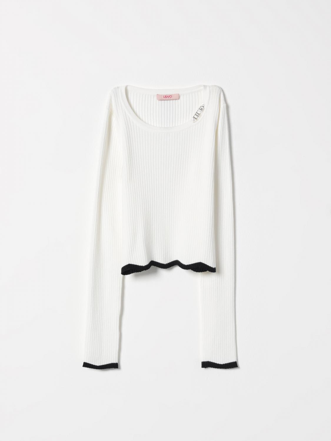 Liu •jo Pullover Liu Jo Kinder Farbe Weiss In Weiss
