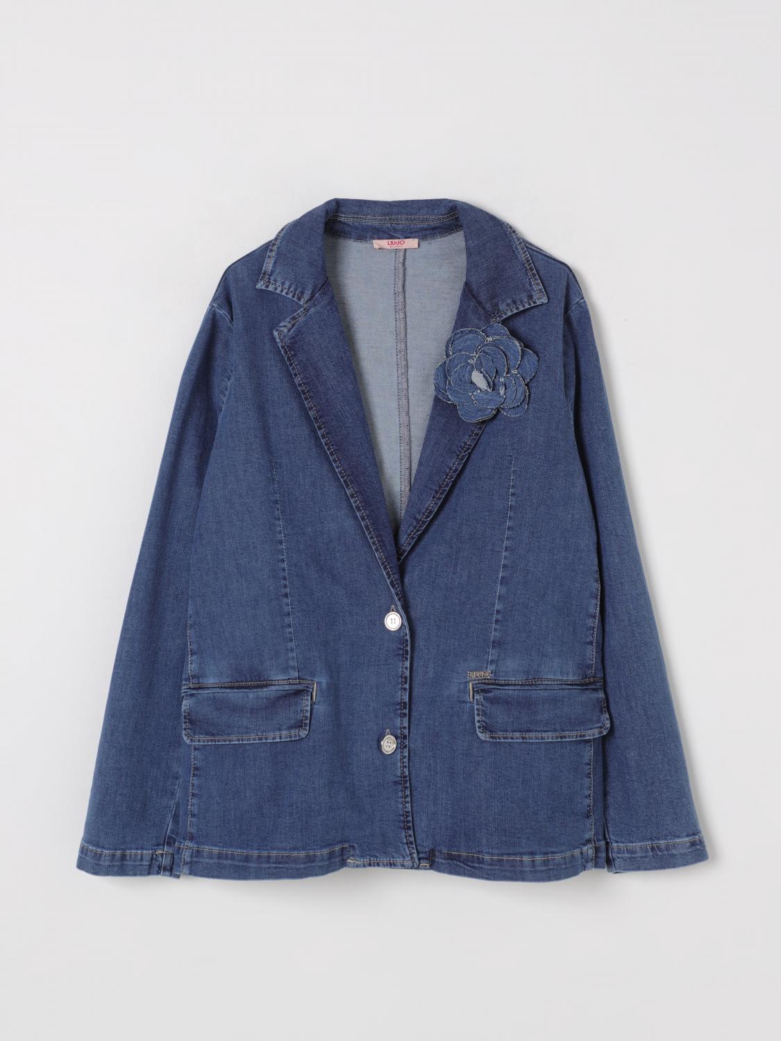 LIU •JO BLAZER LIU JO KIDS COLOR GNAWED BLUE G65349011