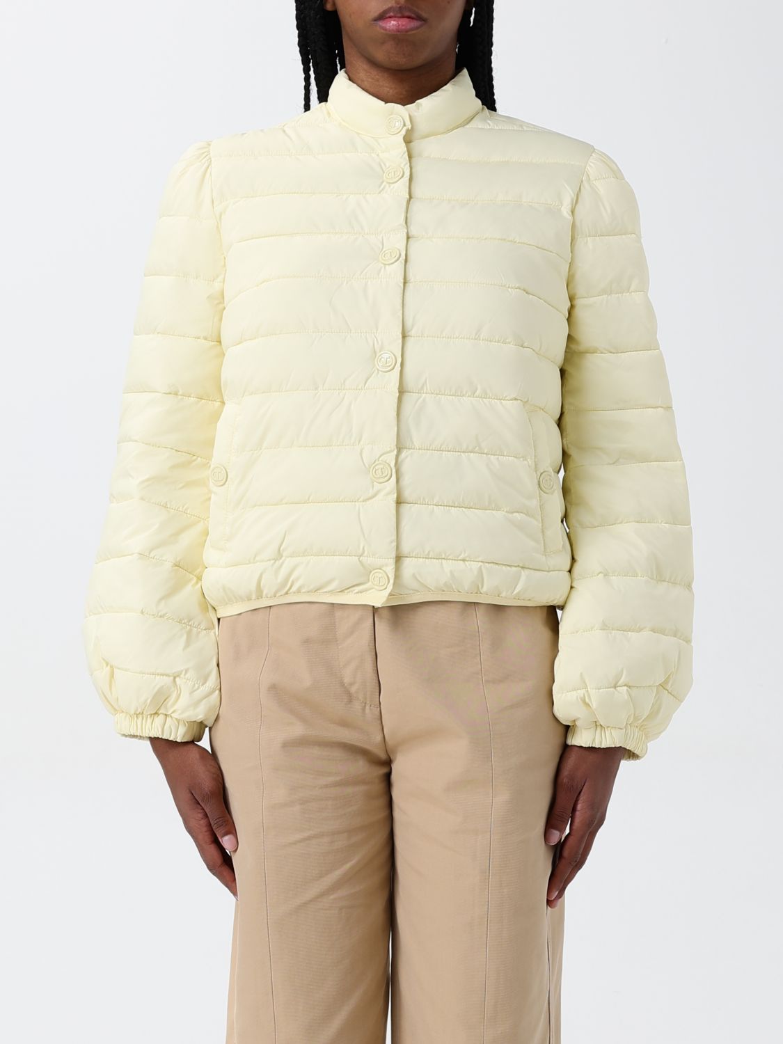 Twinset Jacket Woman Color Butter In Neutral